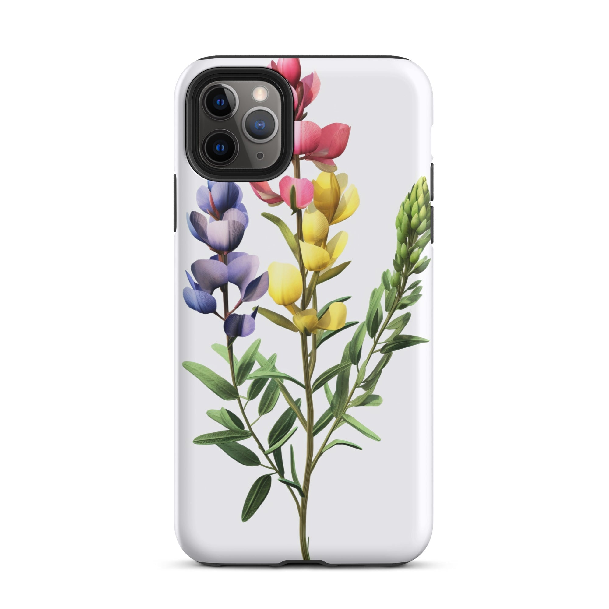 Baptisia Three Flower iPhone Case by Visual Verse - Image 6