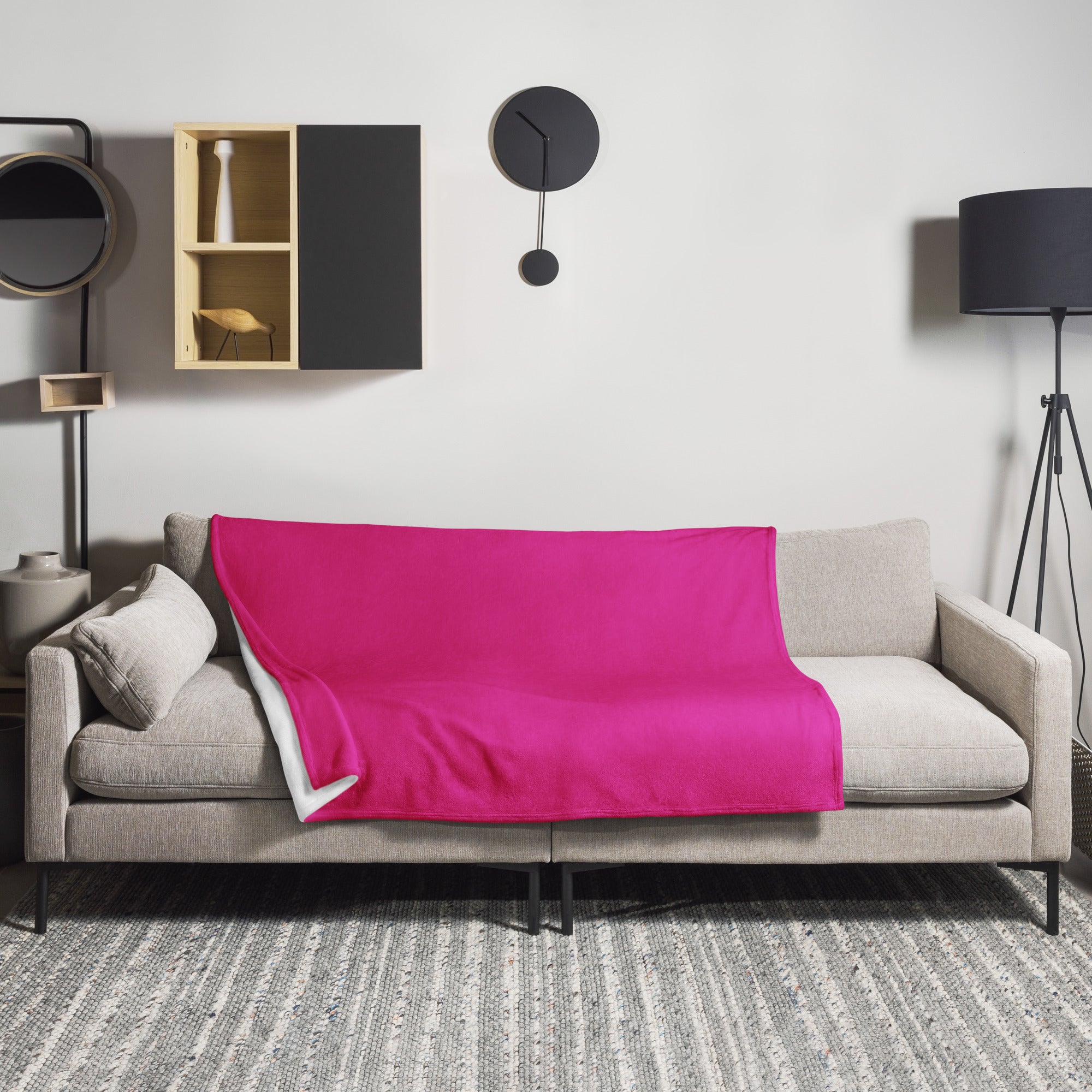 Barbie Pink Color Blanket by Visual Verse - Image 1