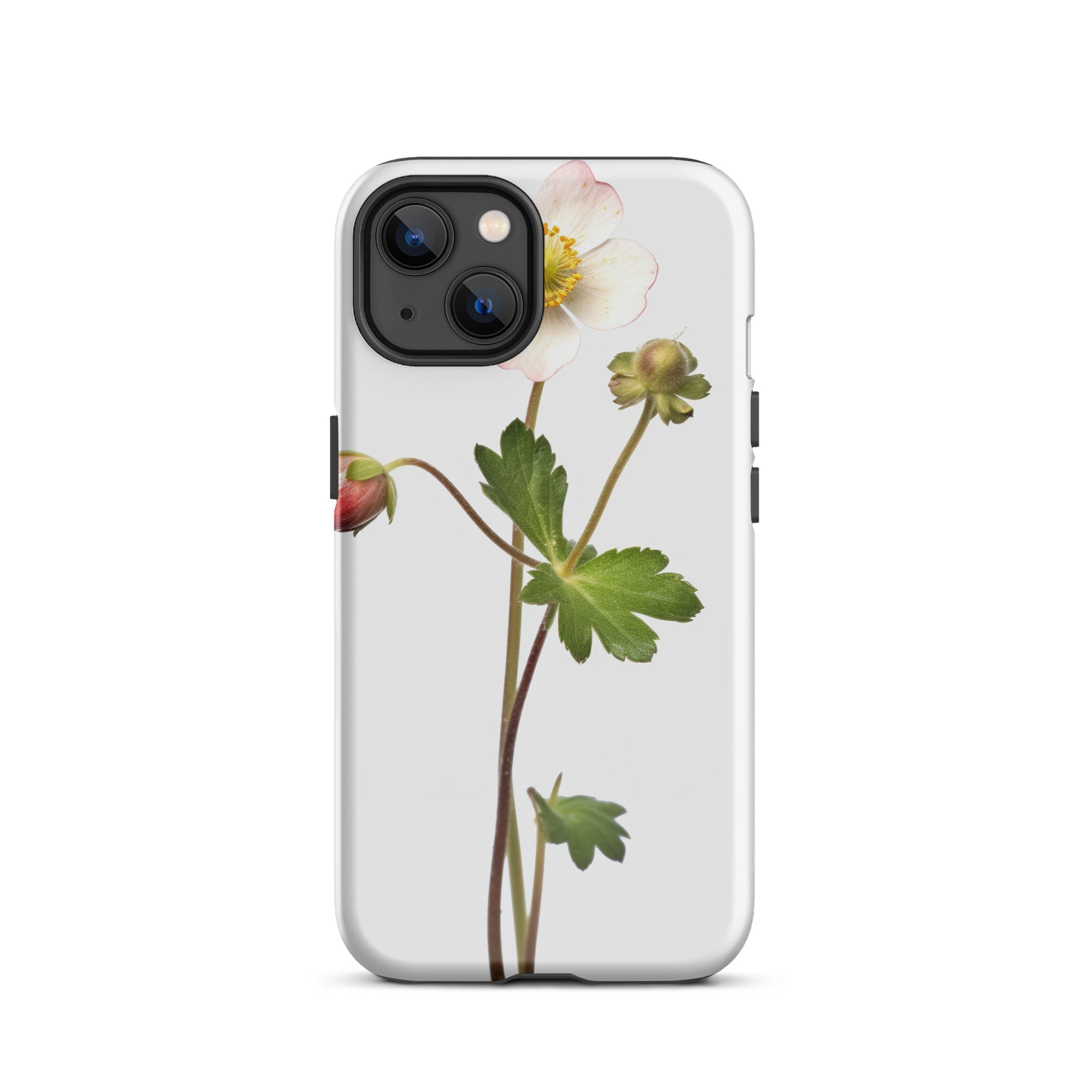 Barren Strawberry Flower iPhone Case by Visual Verse - Image 17