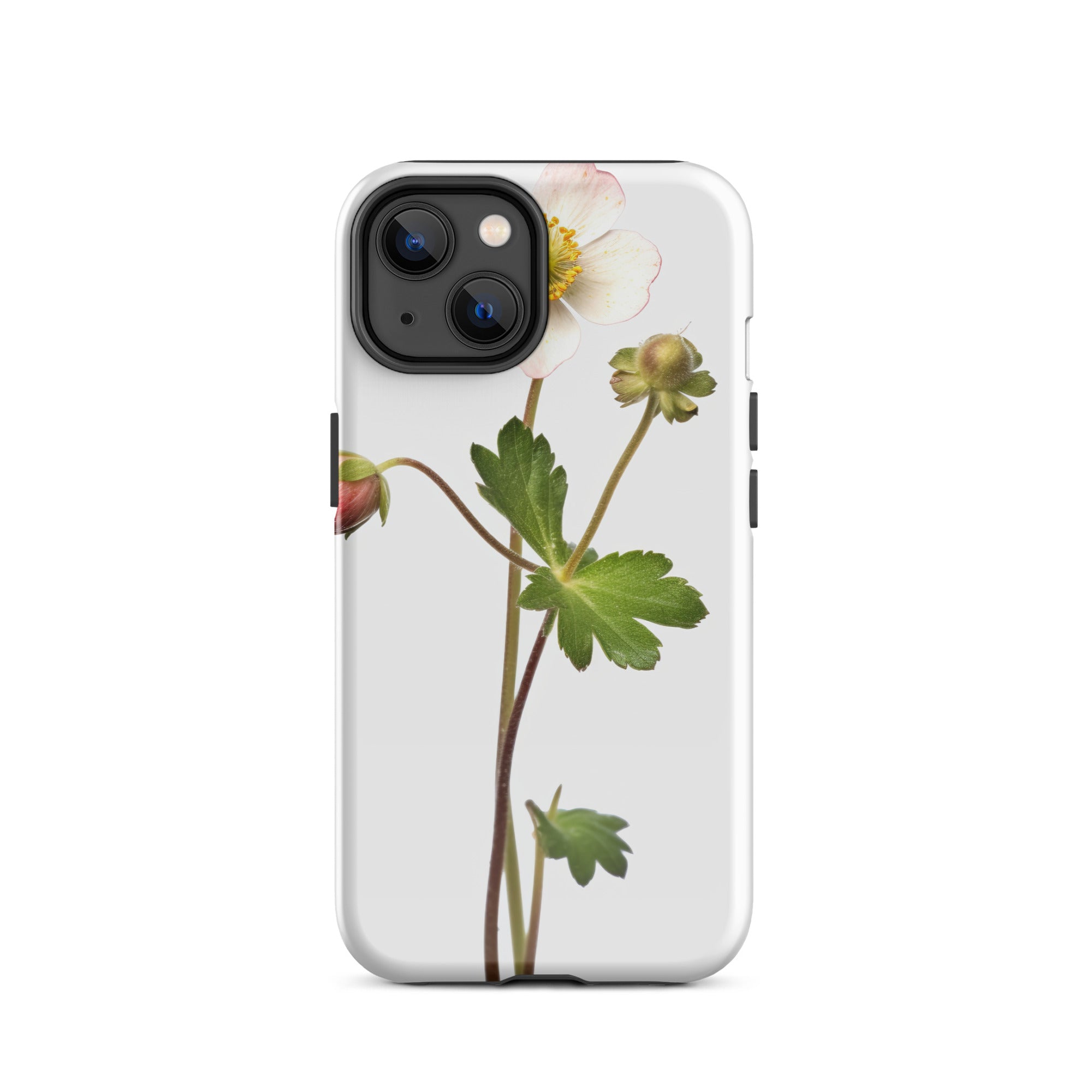Barren Strawberry Flower iPhone Case by Visual Verse - Image 23