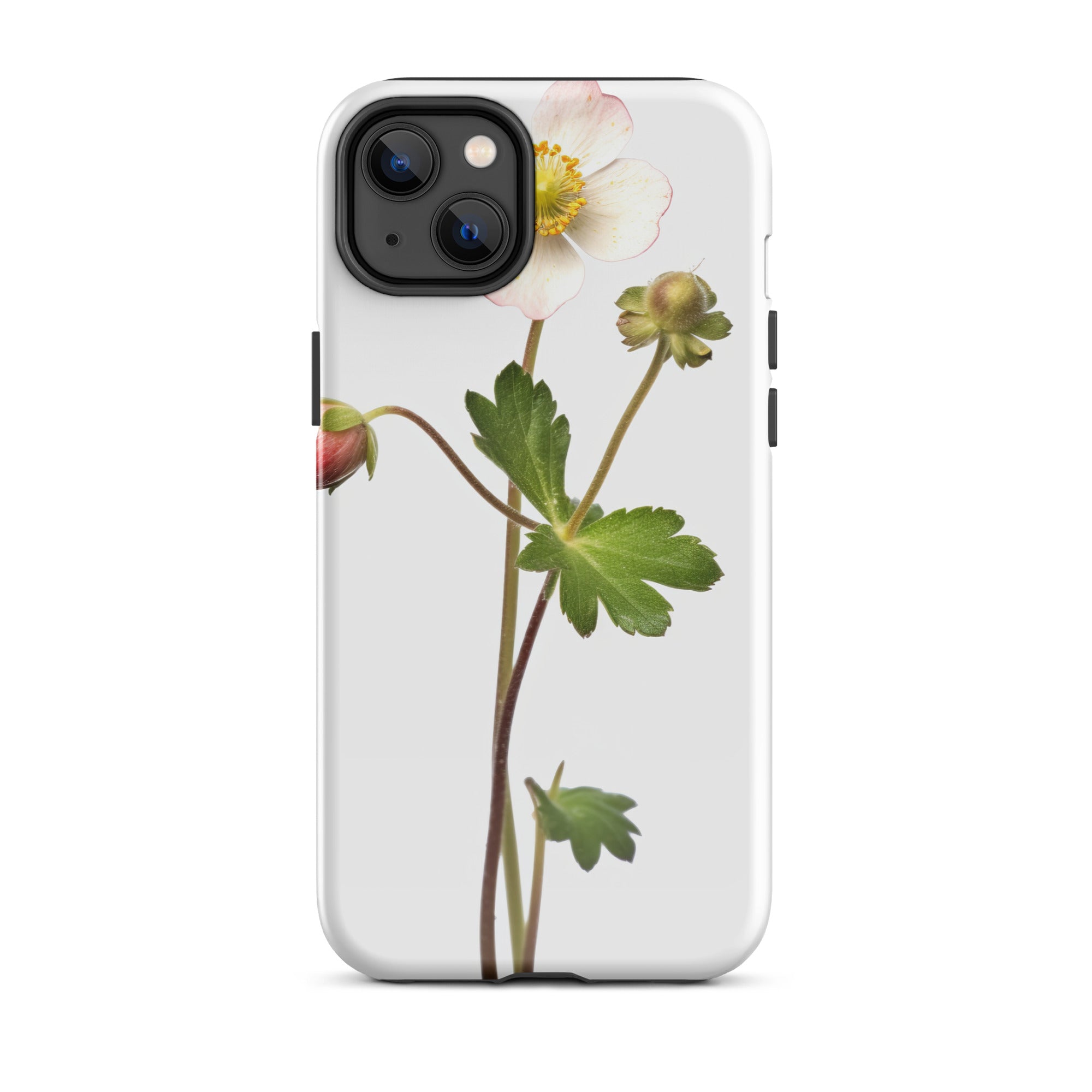 Barren Strawberry Flower iPhone Case by Visual Verse - Image 25