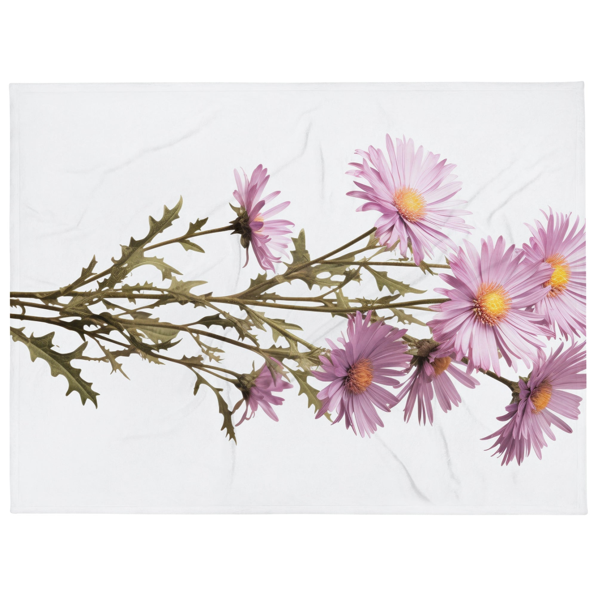 Beach Aster Flower Blanket by Visual Verse - Image 1