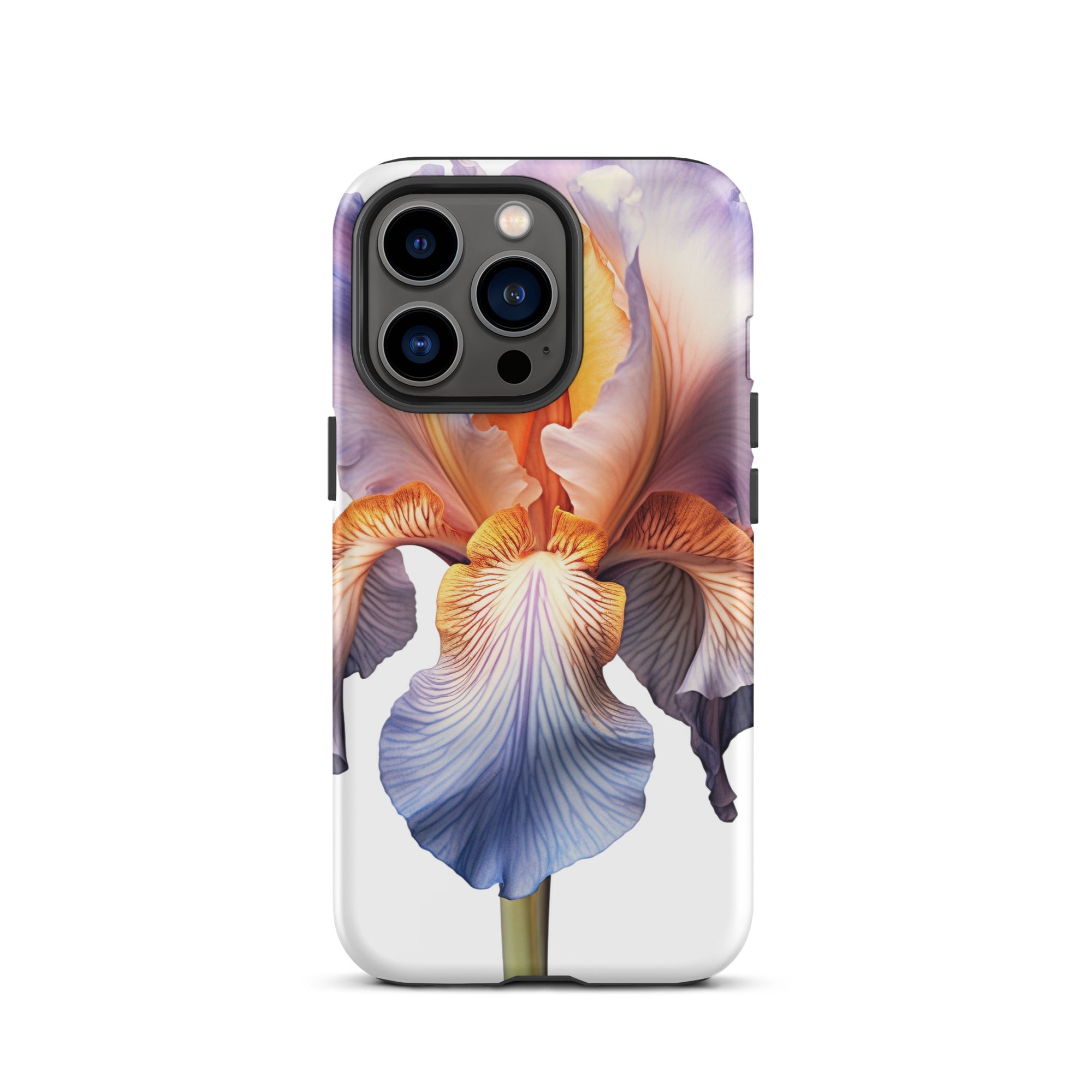 Bearded Iris Flower iPhone Case by Visual Verse - Image 20