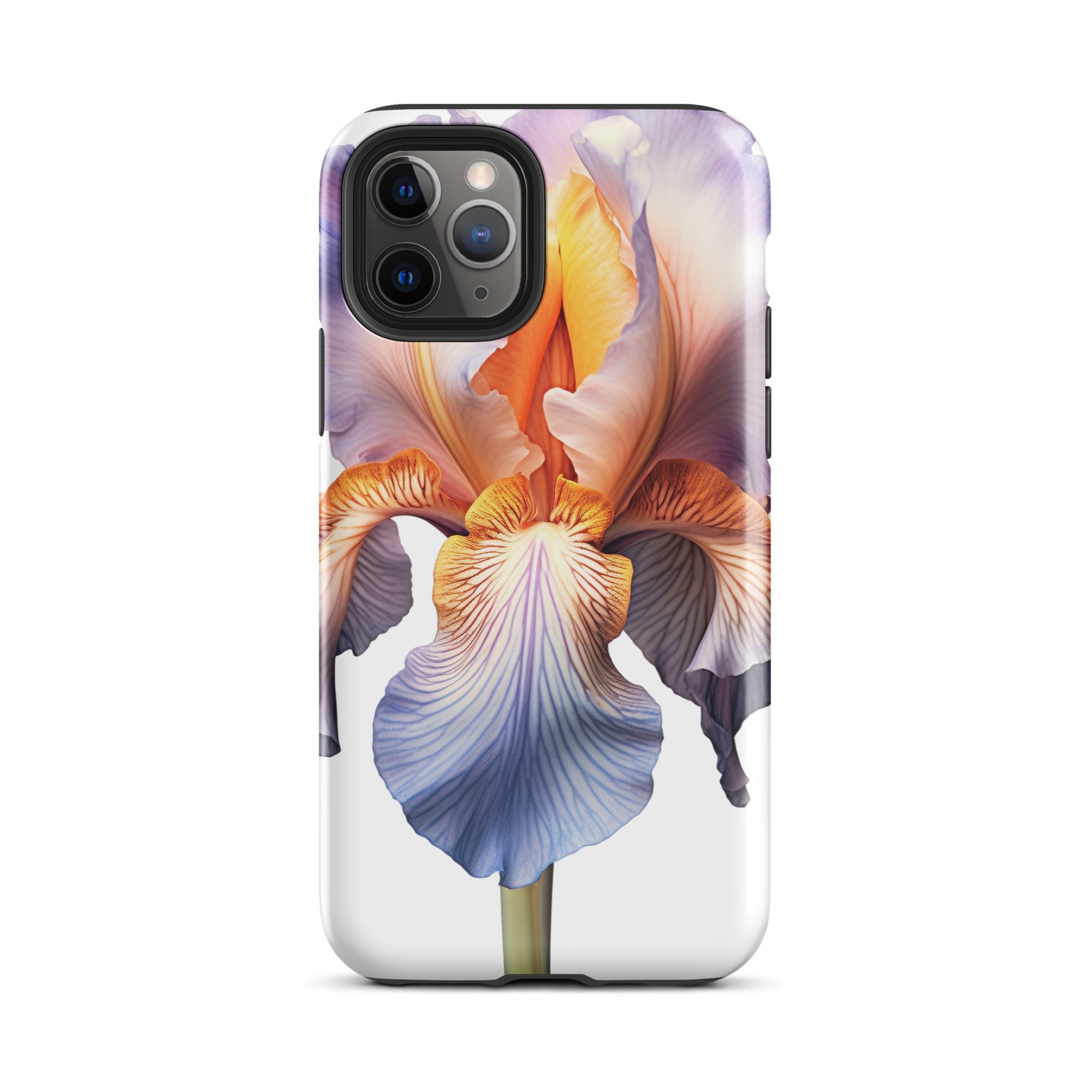 Bearded Iris Flower iPhone Case by Visual Verse - Image 3