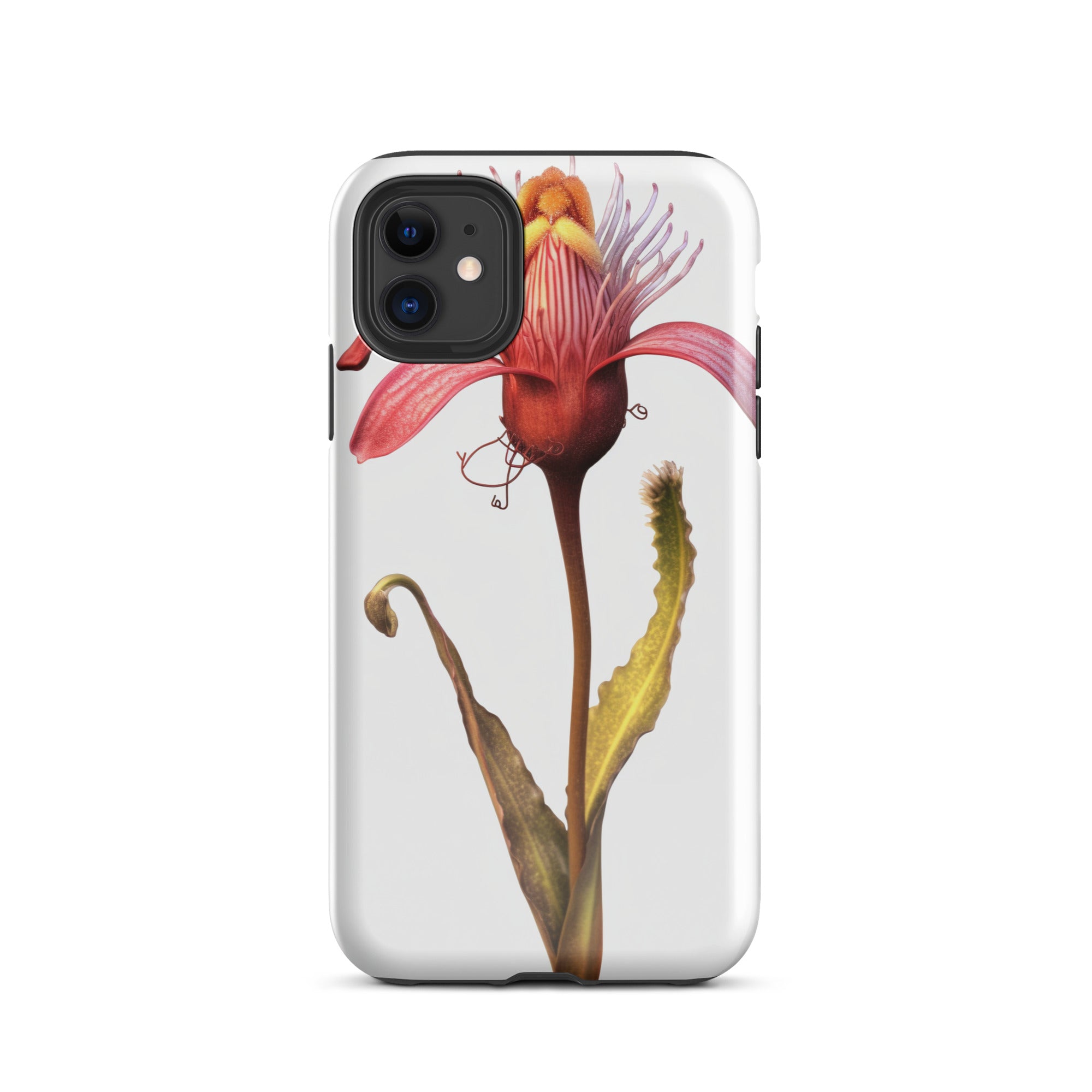 Bearded Tongue Flower iPhone Case by Visual Verse - Image 1