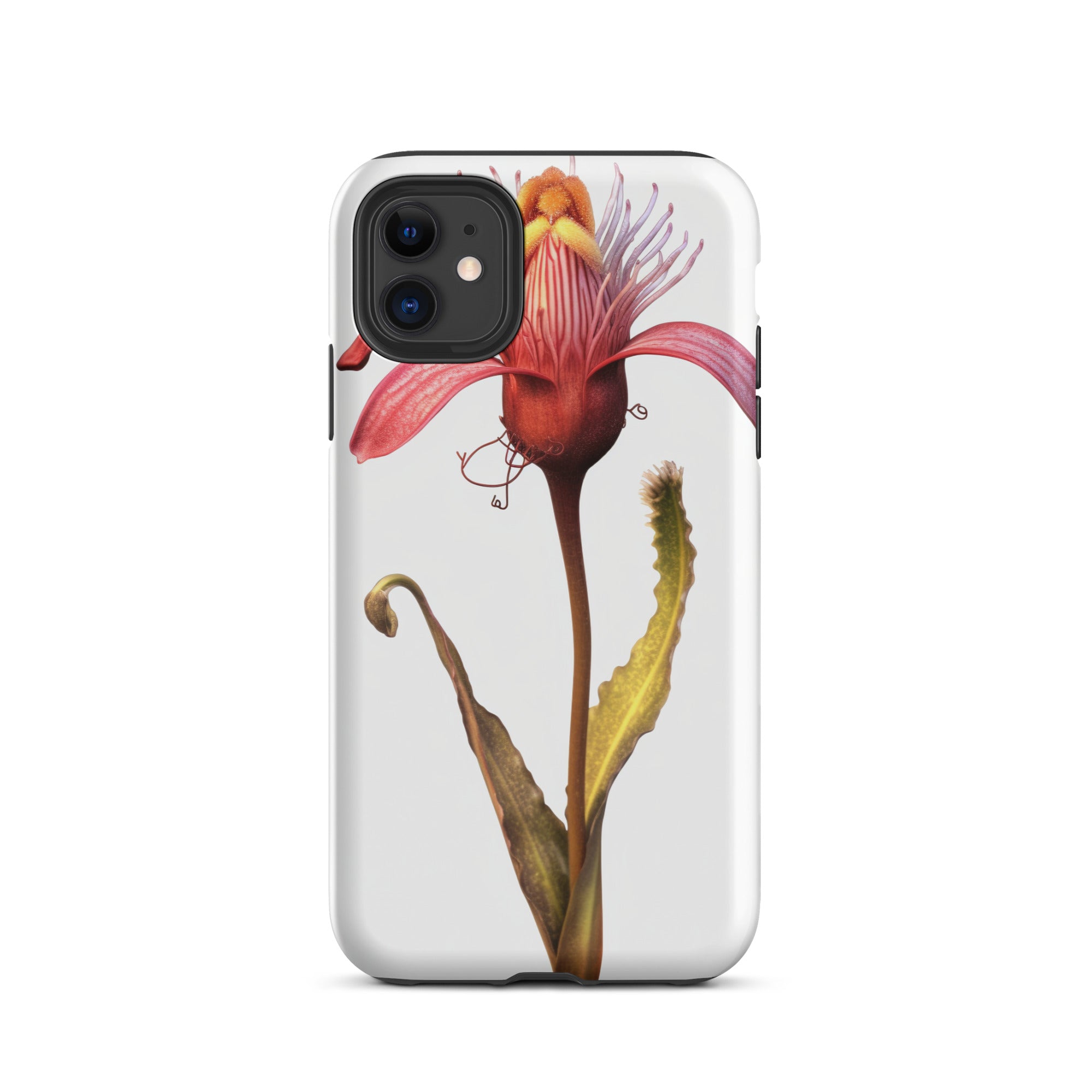 Bearded Tongue Flower iPhone Case by Visual Verse - Image 2