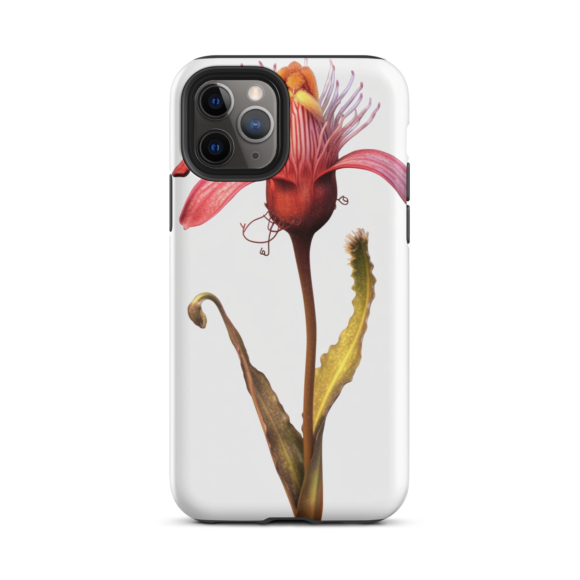 Bearded Tongue Flower iPhone Case by Visual Verse - Image 4