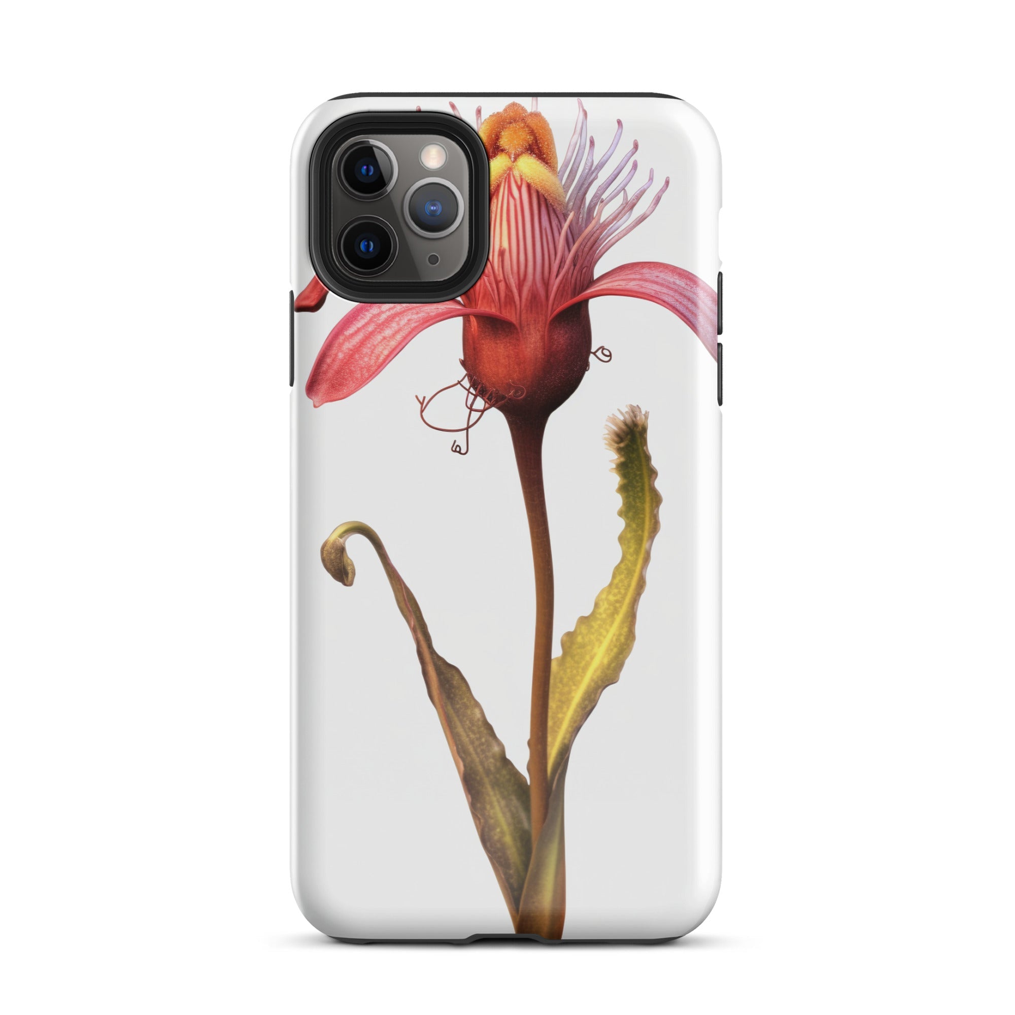 Bearded Tongue Flower iPhone Case by Visual Verse - Image 5