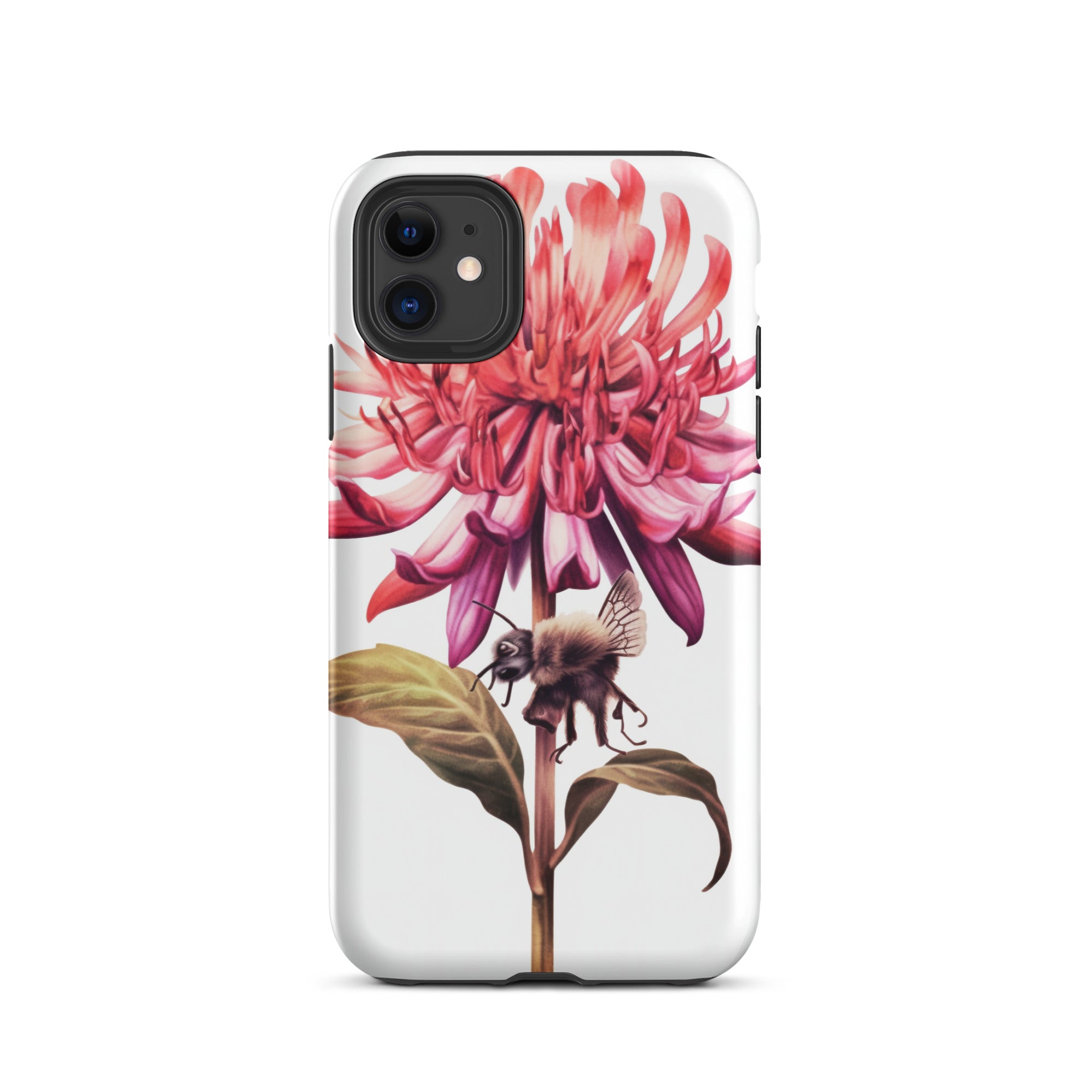 Bee Balm Flower iPhone Case by Visual Verse - Image 2