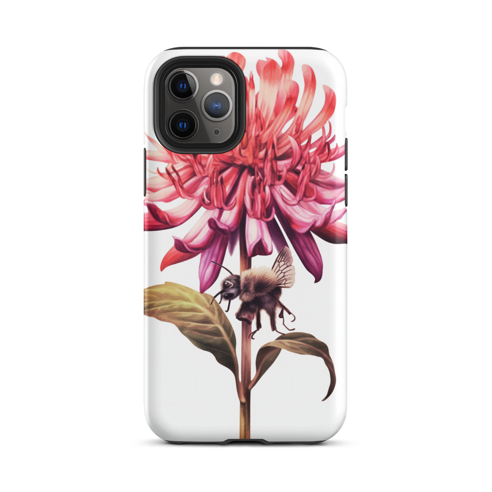 Bee Balm Flower iPhone Case by Visual Verse - Image 4