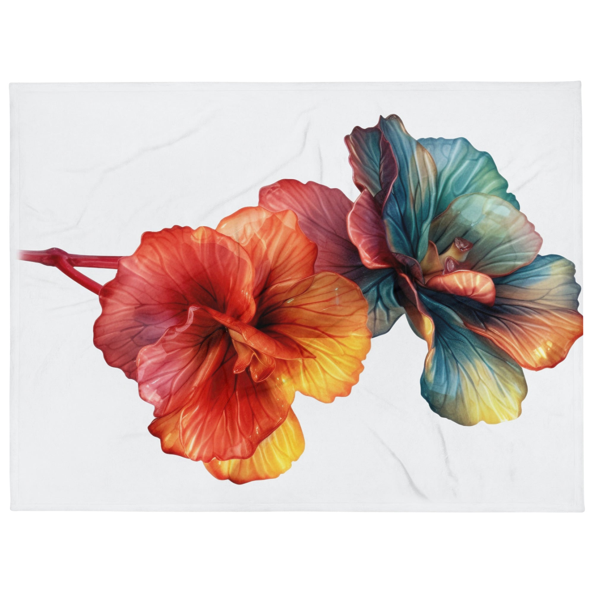 Begonia Flower Blanket by Visual Verse - Image 1
