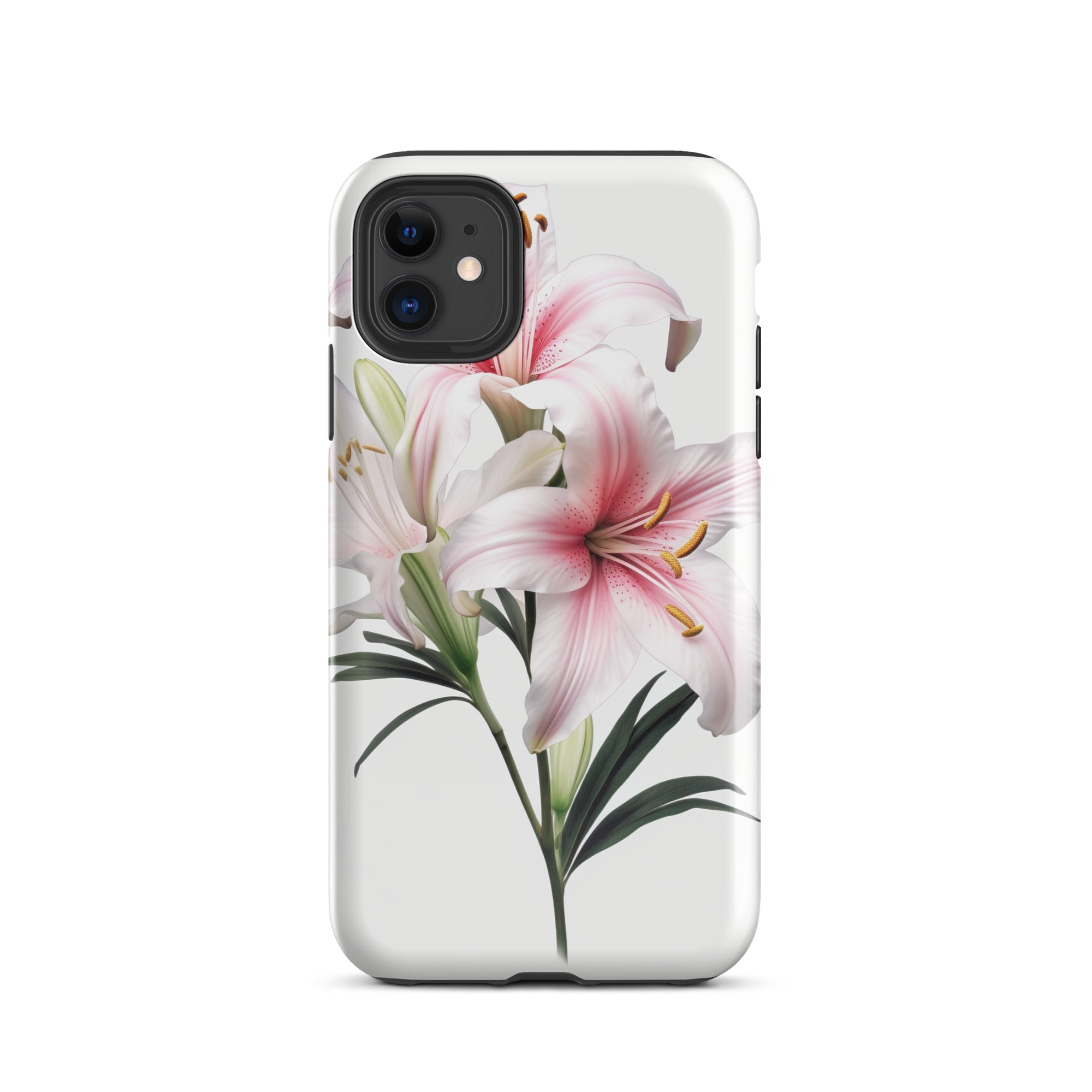 Belladonna Lily Pink Flower iPhone Case by Visual Verse - Image 1