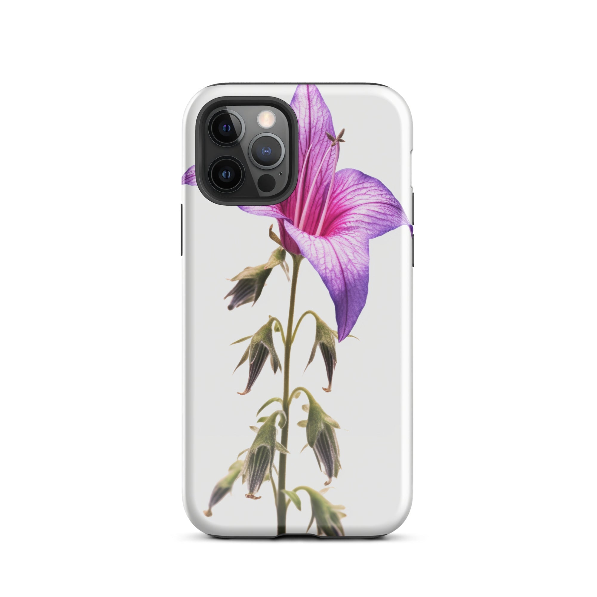 Bellflower Pink Flower iPhone Case by Visual Verse - Image 11