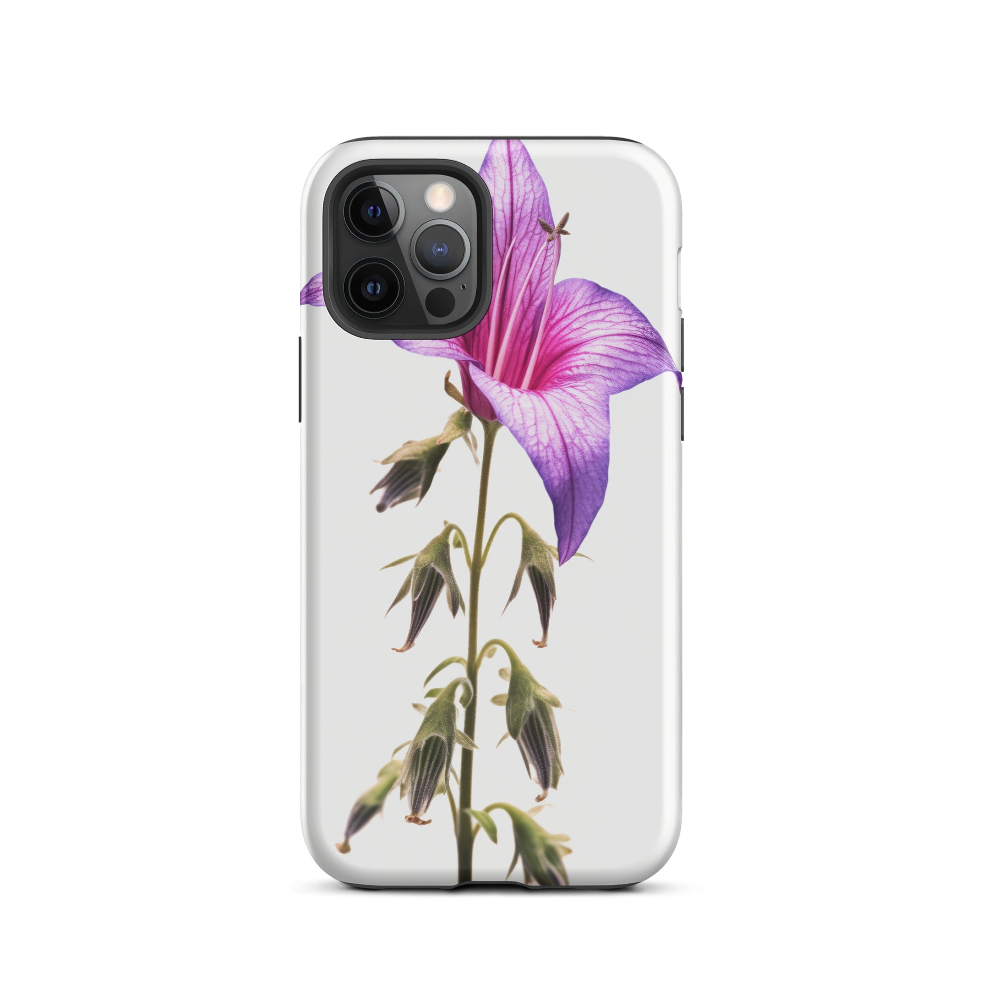 Bellflower Pink Flower iPhone Case by Visual Verse - Image 12