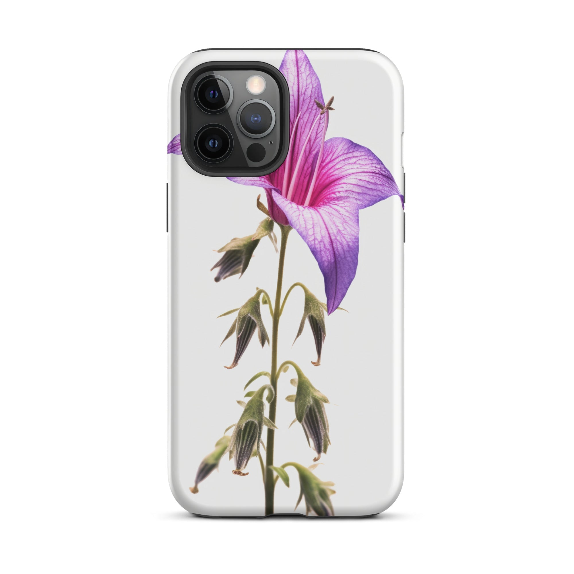Bellflower Pink Flower iPhone Case by Visual Verse - Image 14