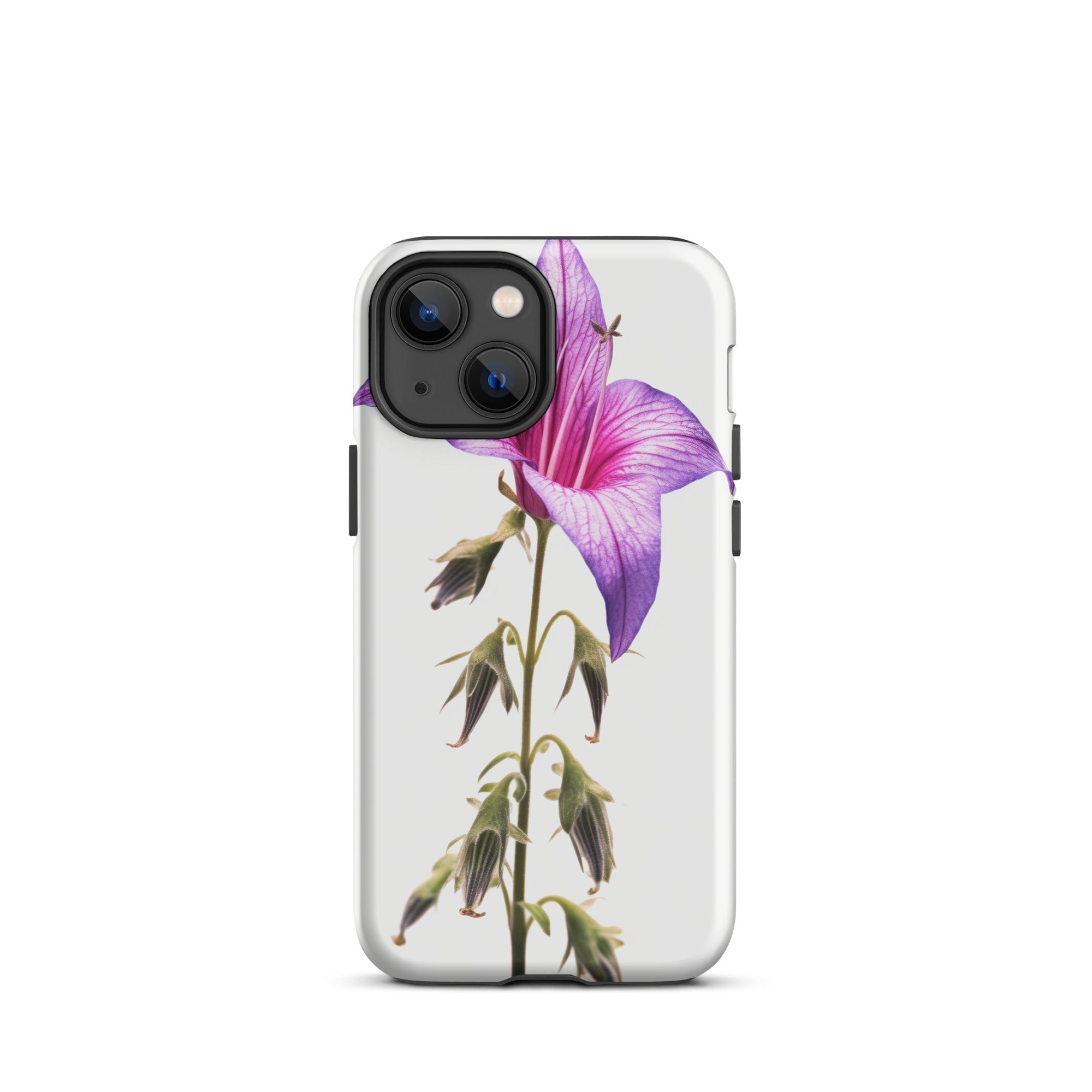 Bellflower Pink Flower iPhone Case by Visual Verse - Image 16