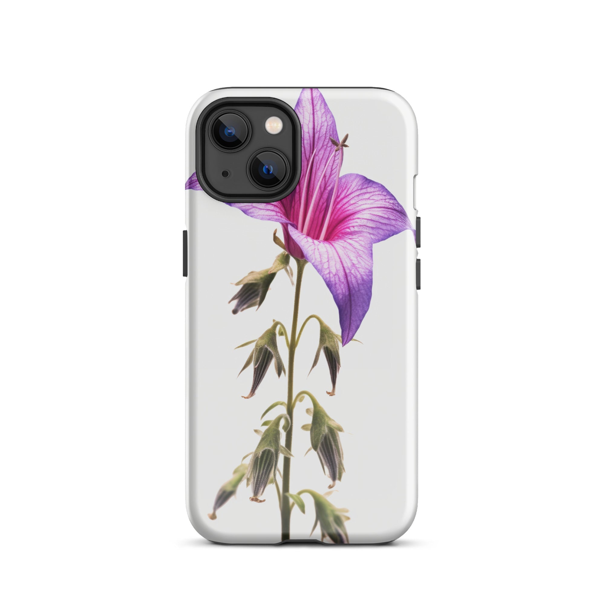 Bellflower Pink Flower iPhone Case by Visual Verse - Image 17