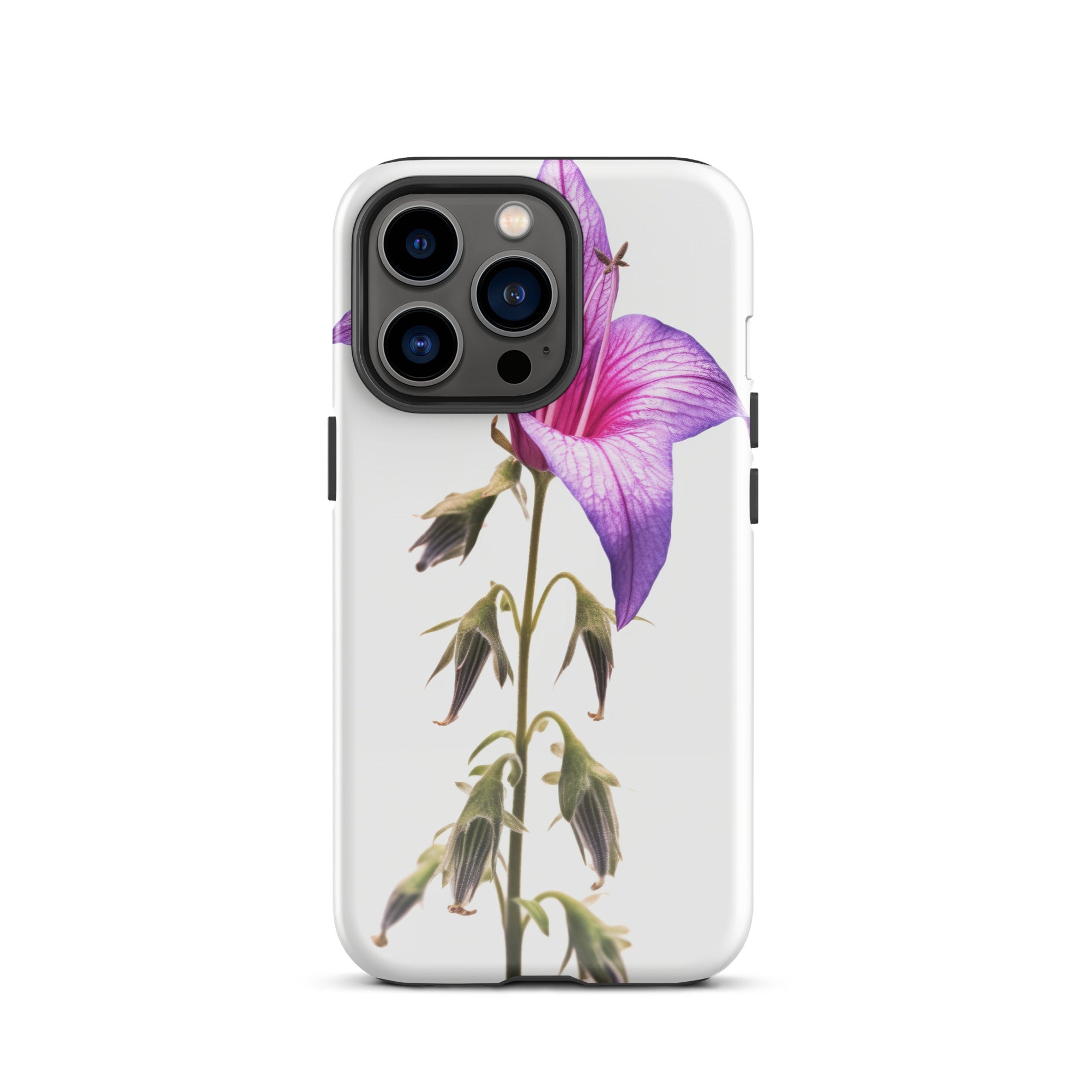 Bellflower Pink Flower iPhone Case by Visual Verse - Image 19