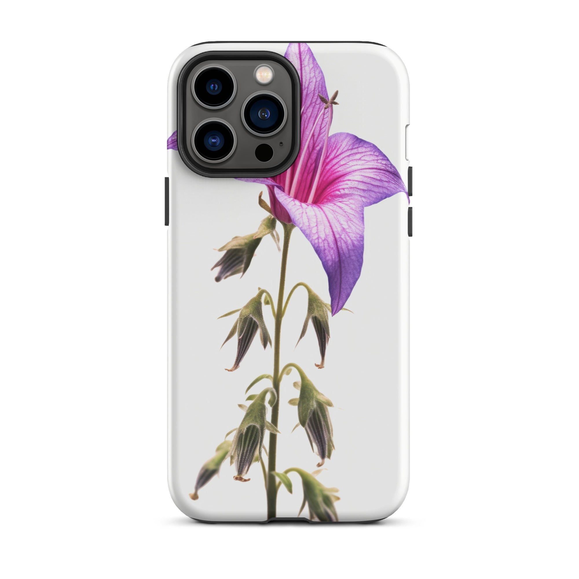 Bellflower Pink Flower iPhone Case by Visual Verse - Image 22