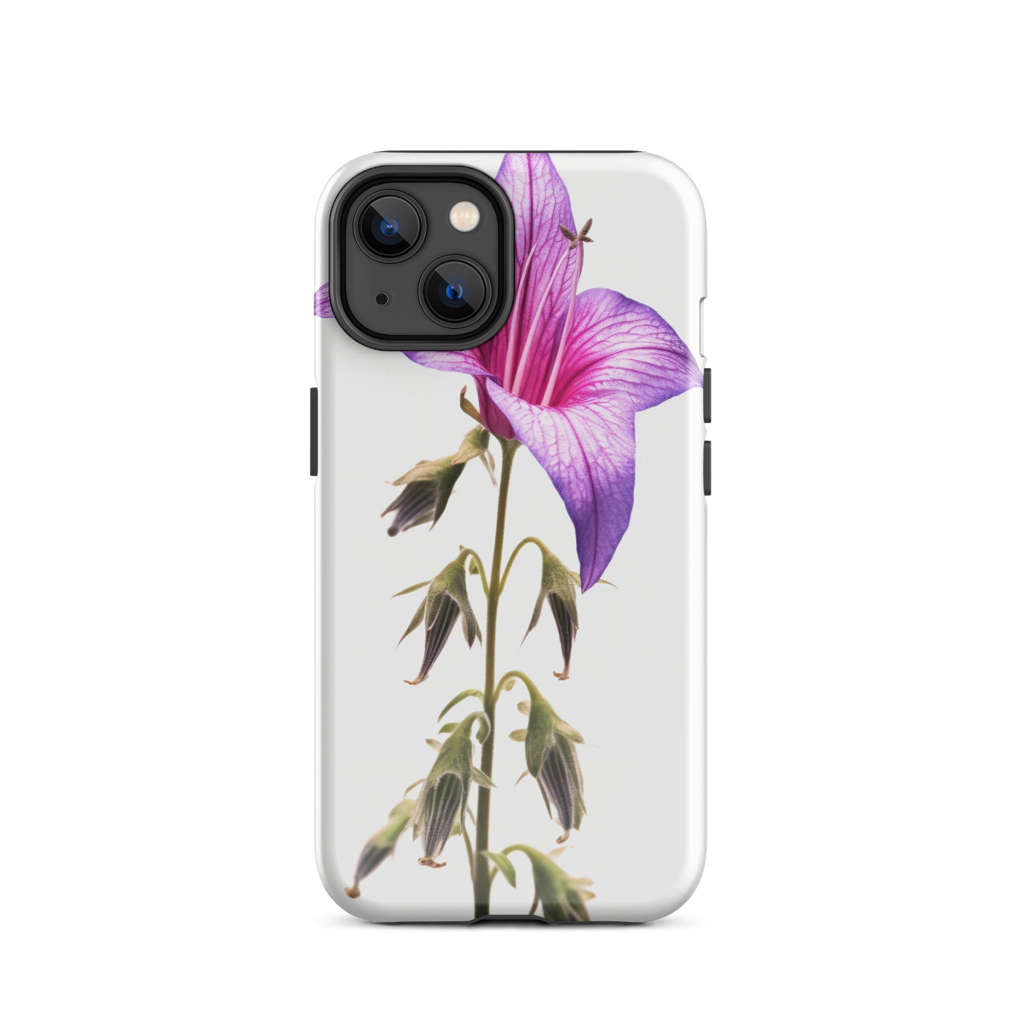Bellflower Pink Flower iPhone Case by Visual Verse - Image 23