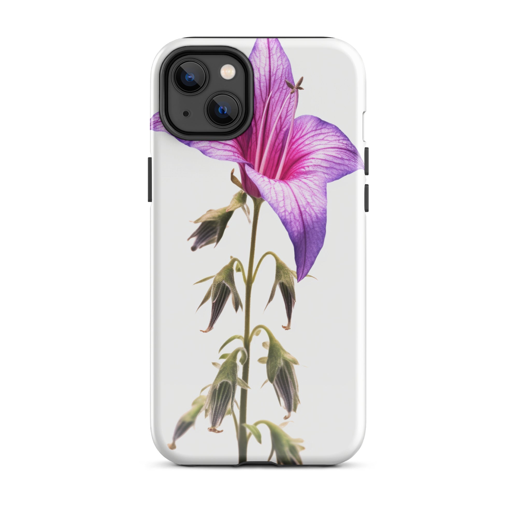 Bellflower Pink Flower iPhone Case by Visual Verse - Image 25