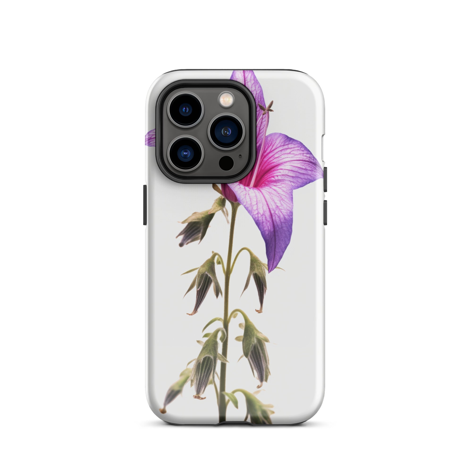 Bellflower Pink Flower iPhone Case by Visual Verse - Image 27