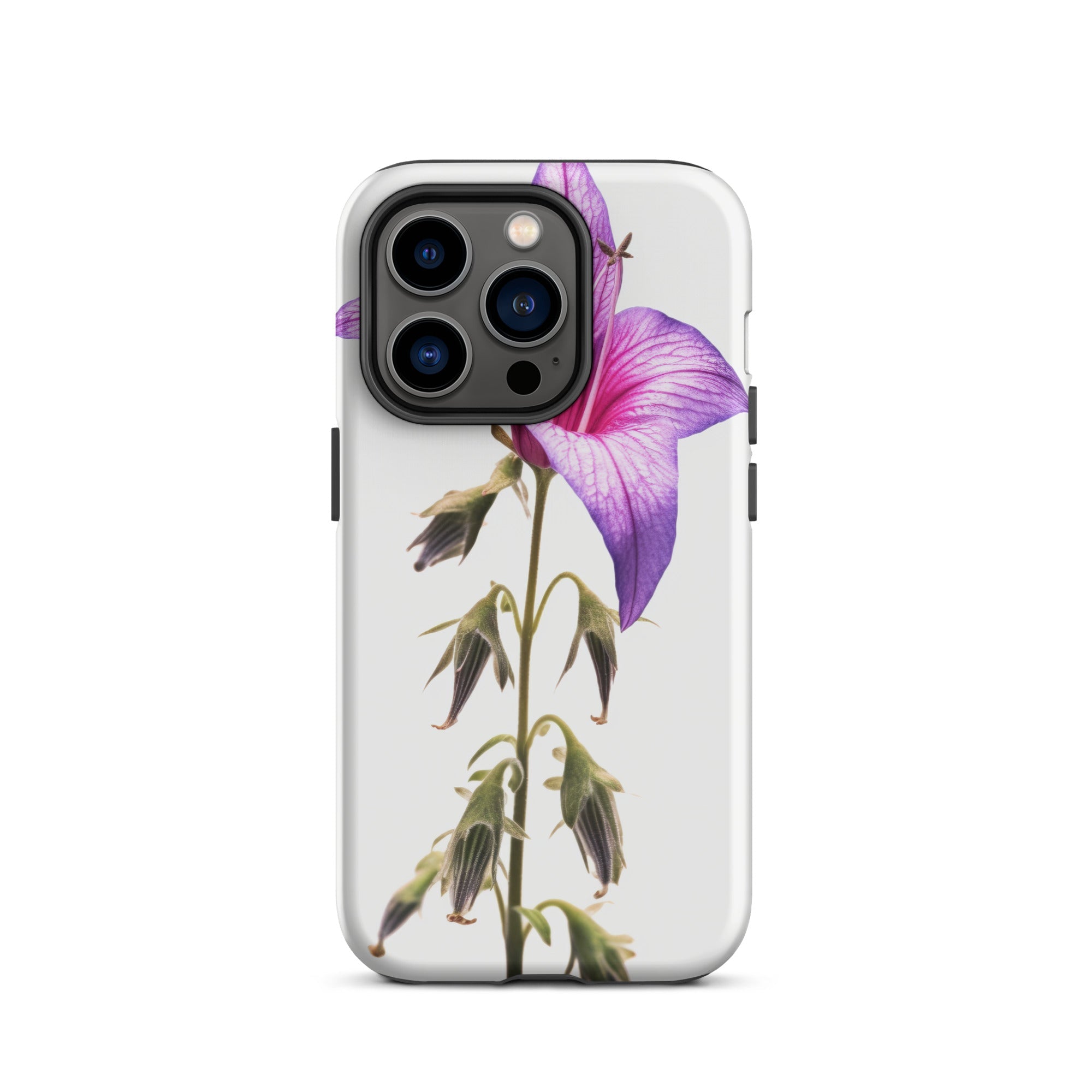 Bellflower Pink Flower iPhone Case by Visual Verse - Image 28