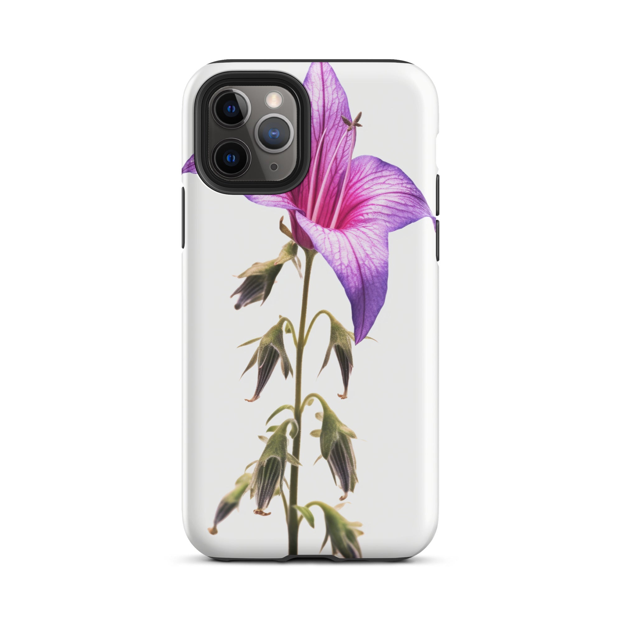 Bellflower Pink Flower iPhone Case by Visual Verse - Image 4