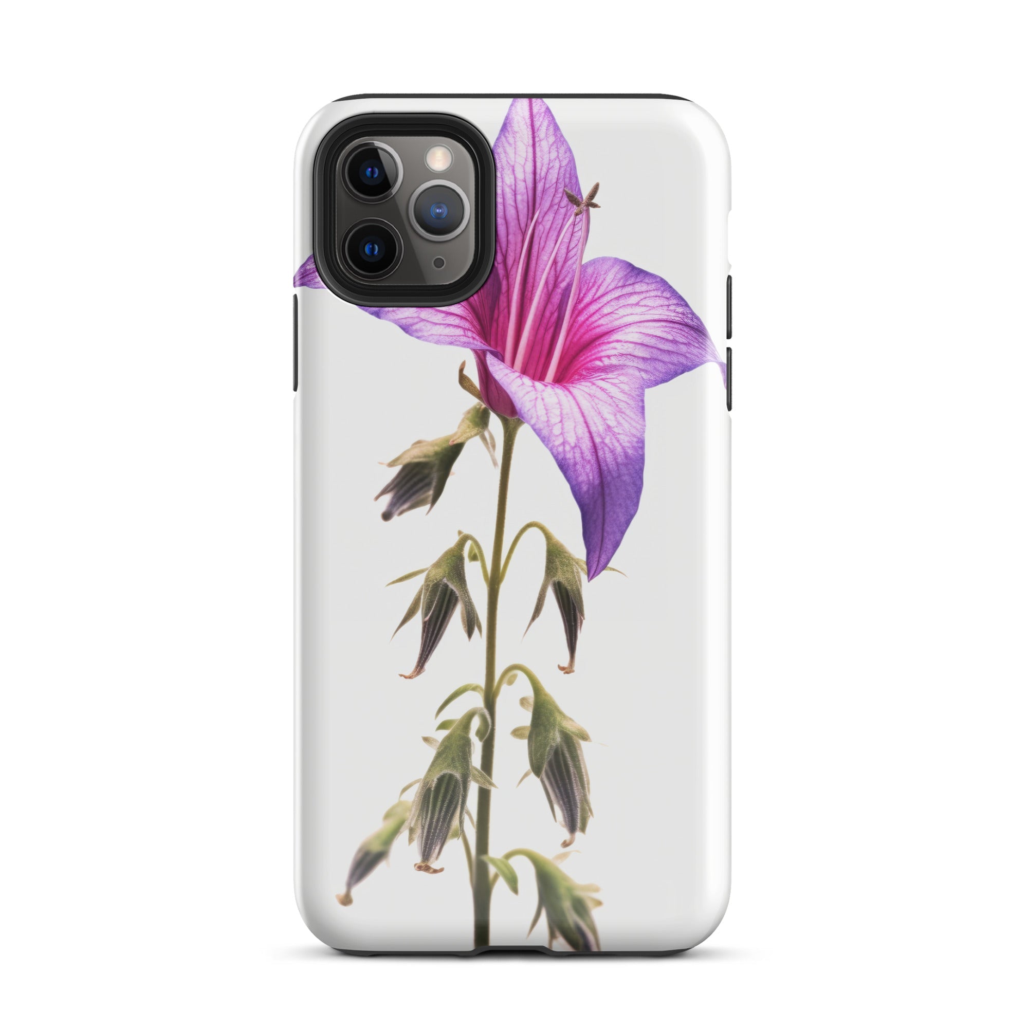 Bellflower Pink Flower iPhone Case by Visual Verse - Image 5
