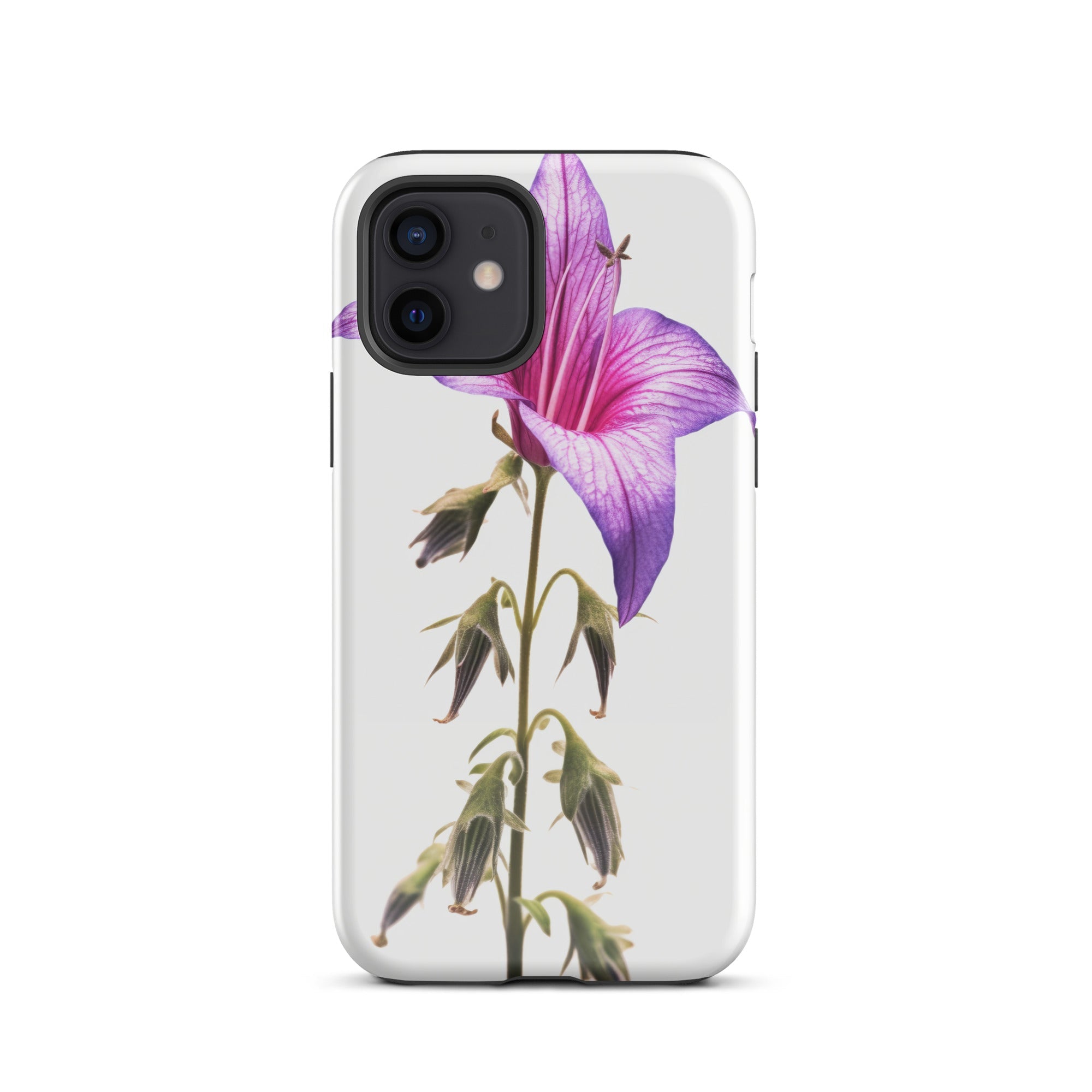 Bellflower Pink Flower iPhone Case by Visual Verse - Image 9
