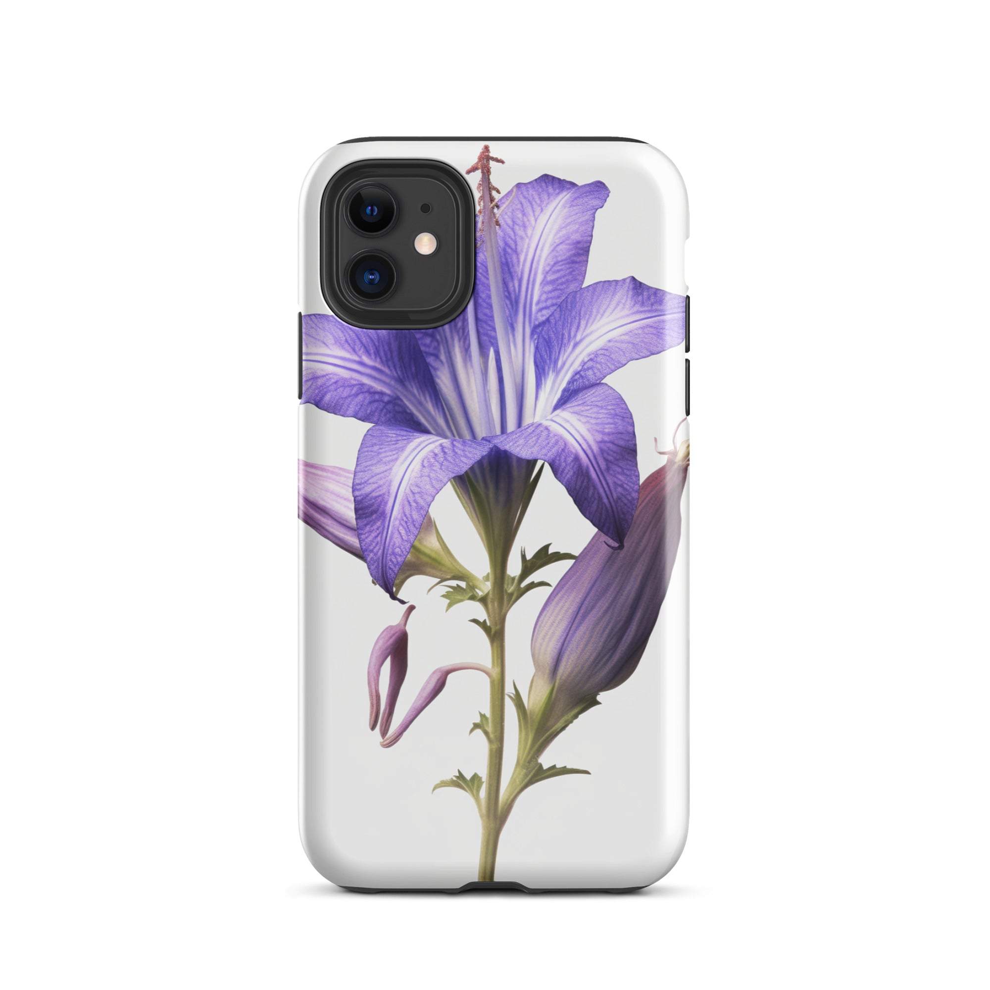 Bellflower Rapido Flower iPhone Case by Visual Verse - Image 1