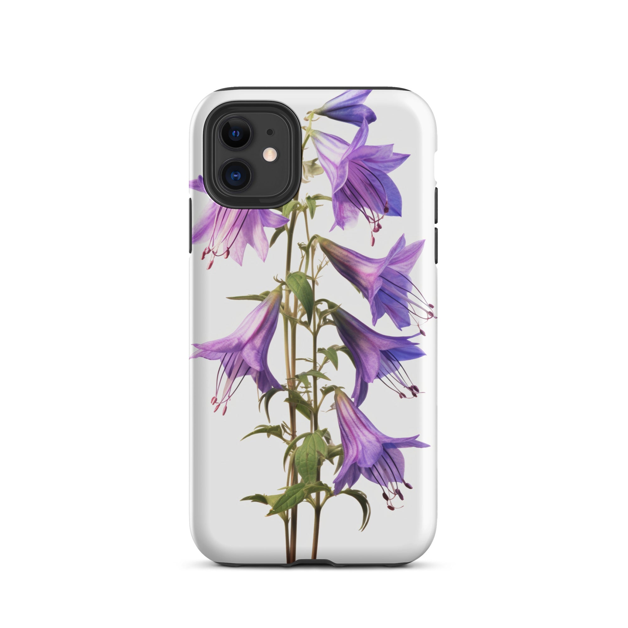 Bellflower Superba Flower iPhone Case by Visual Verse - Image 2