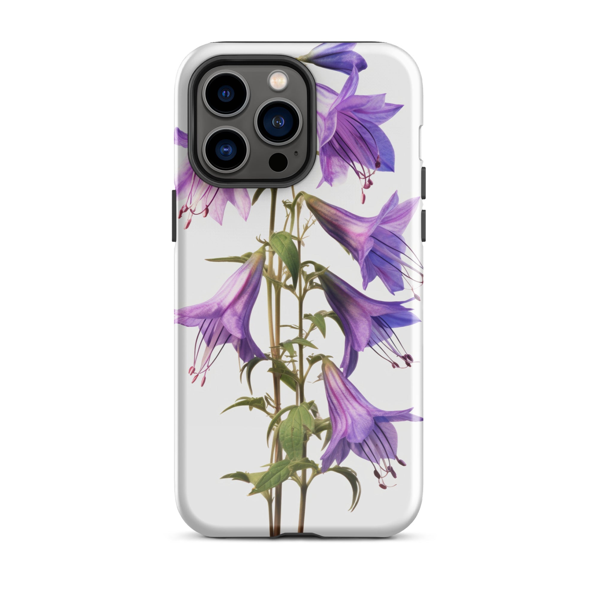 Bellflower Superba Flower iPhone Case by Visual Verse - Image 29