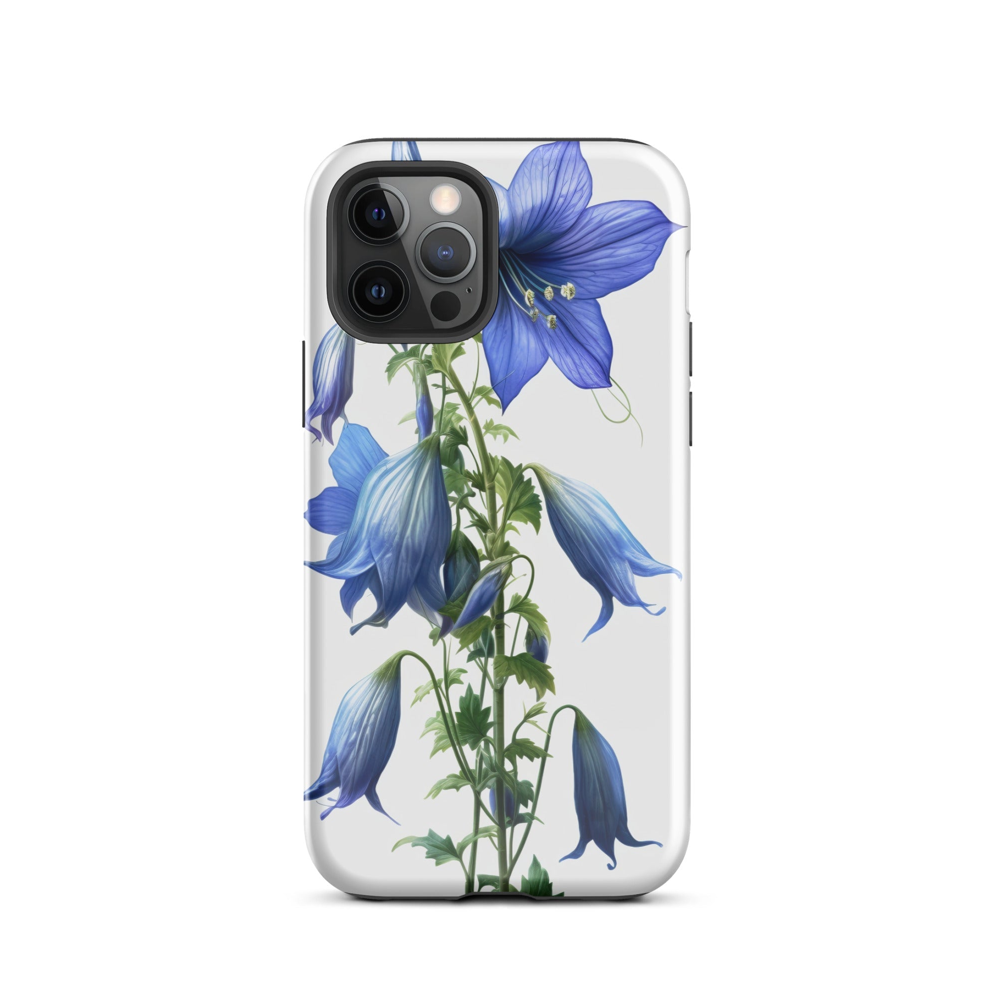 Bellflower Takion Blue Flower iPhone Case by Visual Verse - Image 11