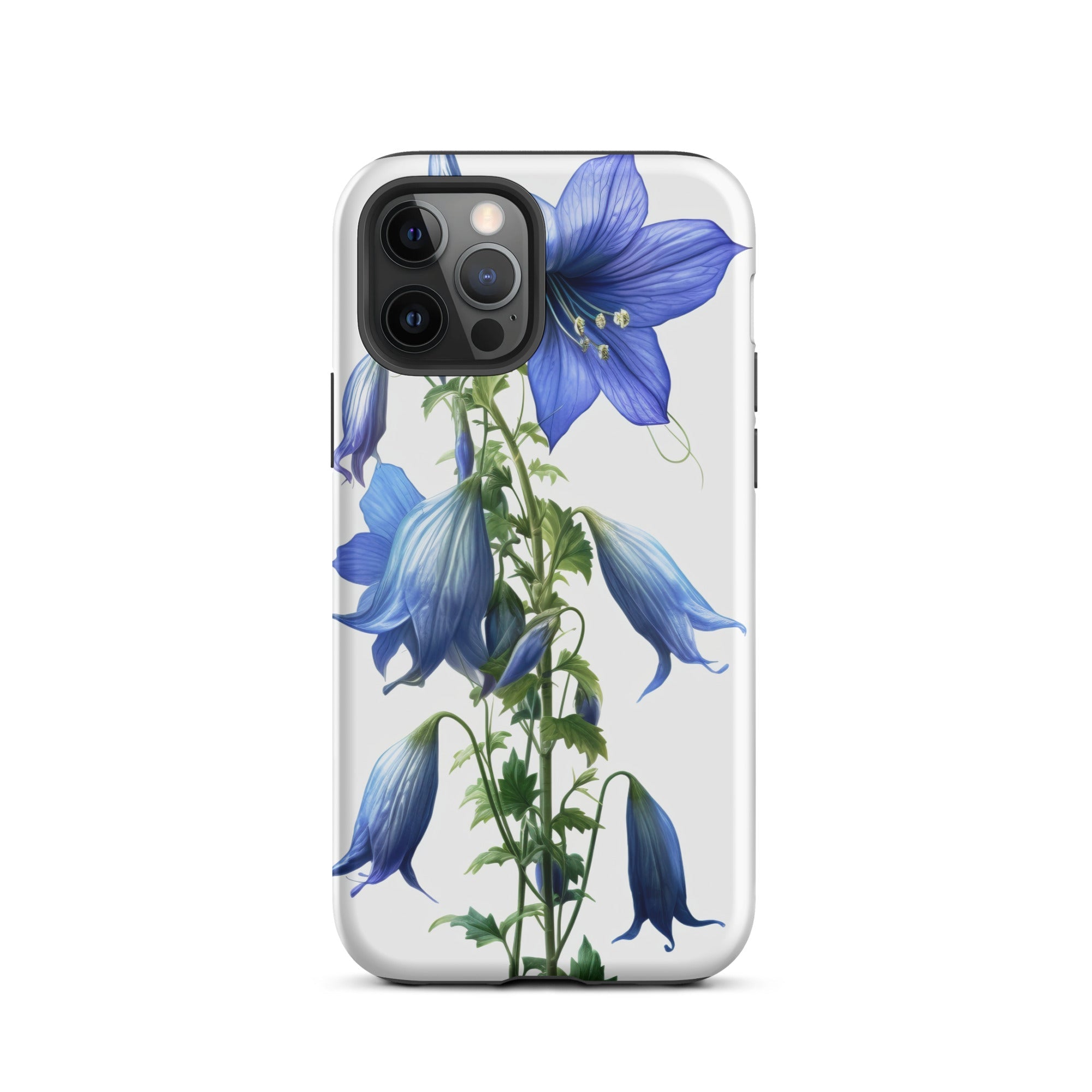Bellflower Takion Blue Flower iPhone Case by Visual Verse - Image 12