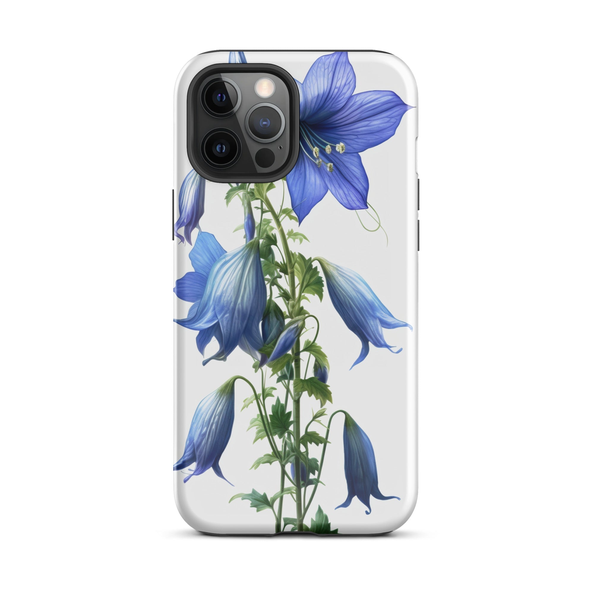 Bellflower Takion Blue Flower iPhone Case by Visual Verse - Image 13