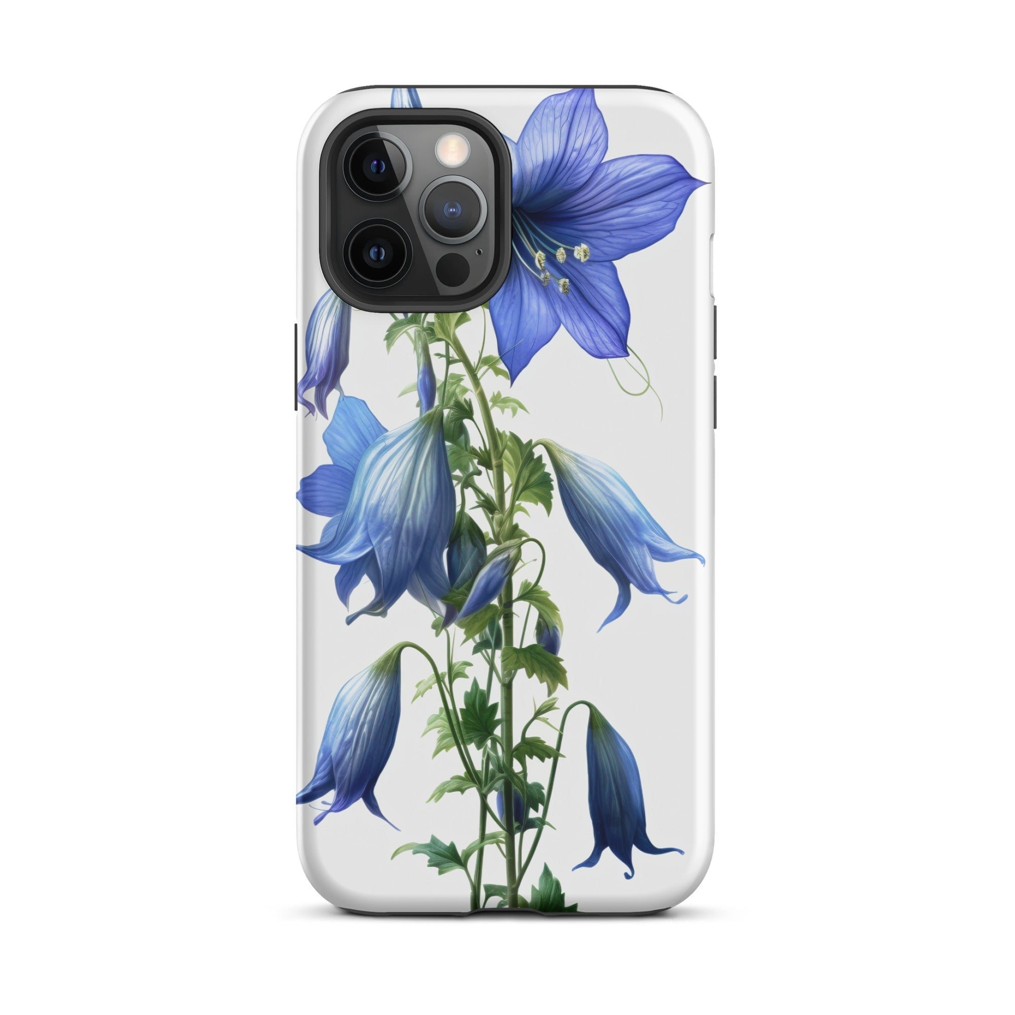 Bellflower Takion Blue Flower iPhone Case by Visual Verse - Image 14