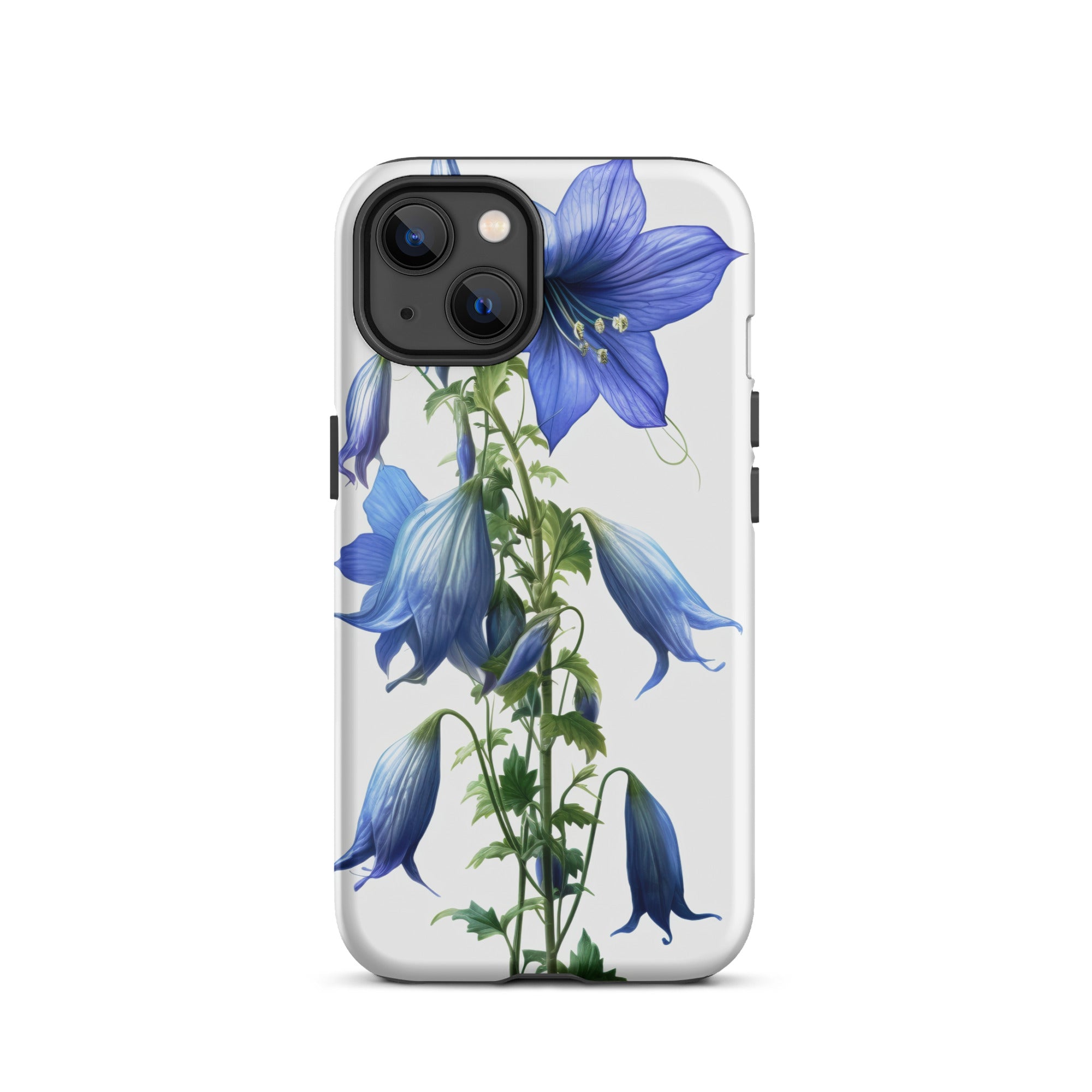 Bellflower Takion Blue Flower iPhone Case by Visual Verse - Image 18