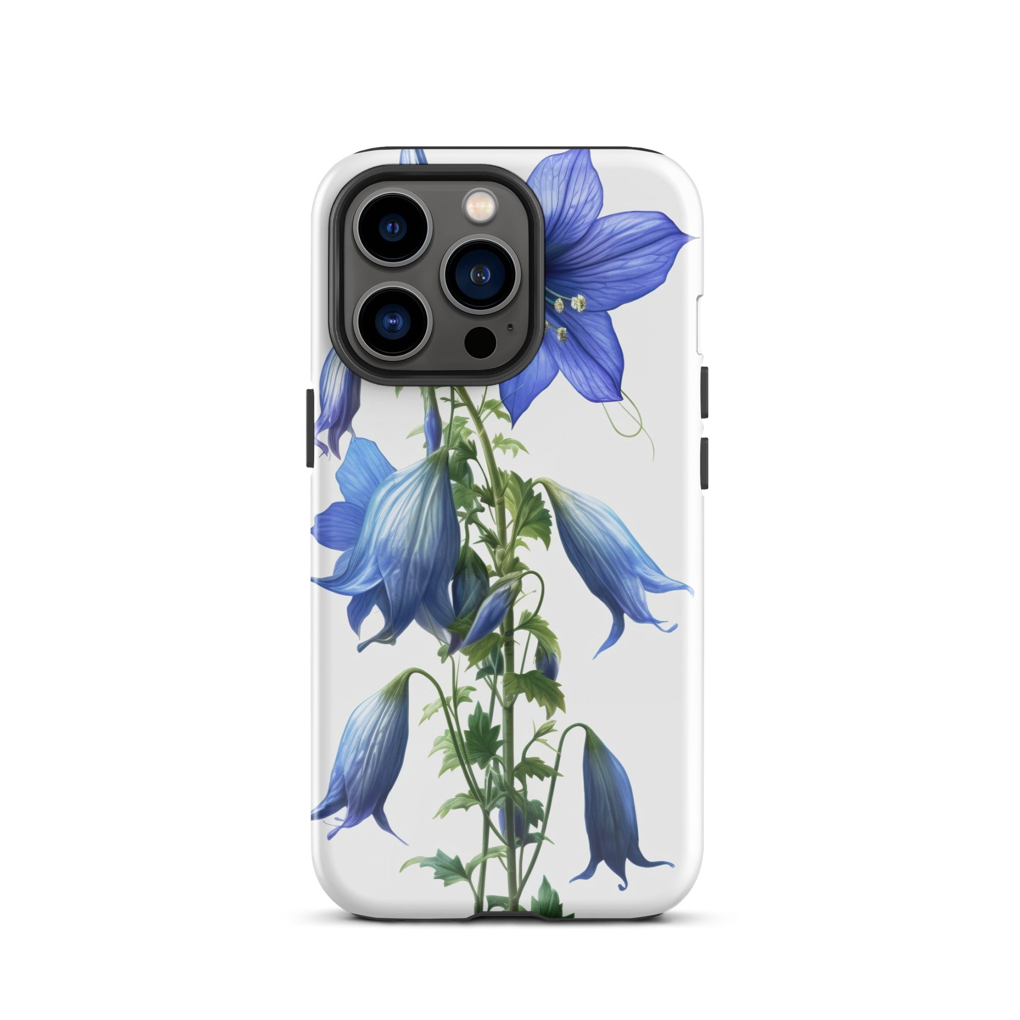 Bellflower Takion Blue Flower iPhone Case by Visual Verse - Image 19