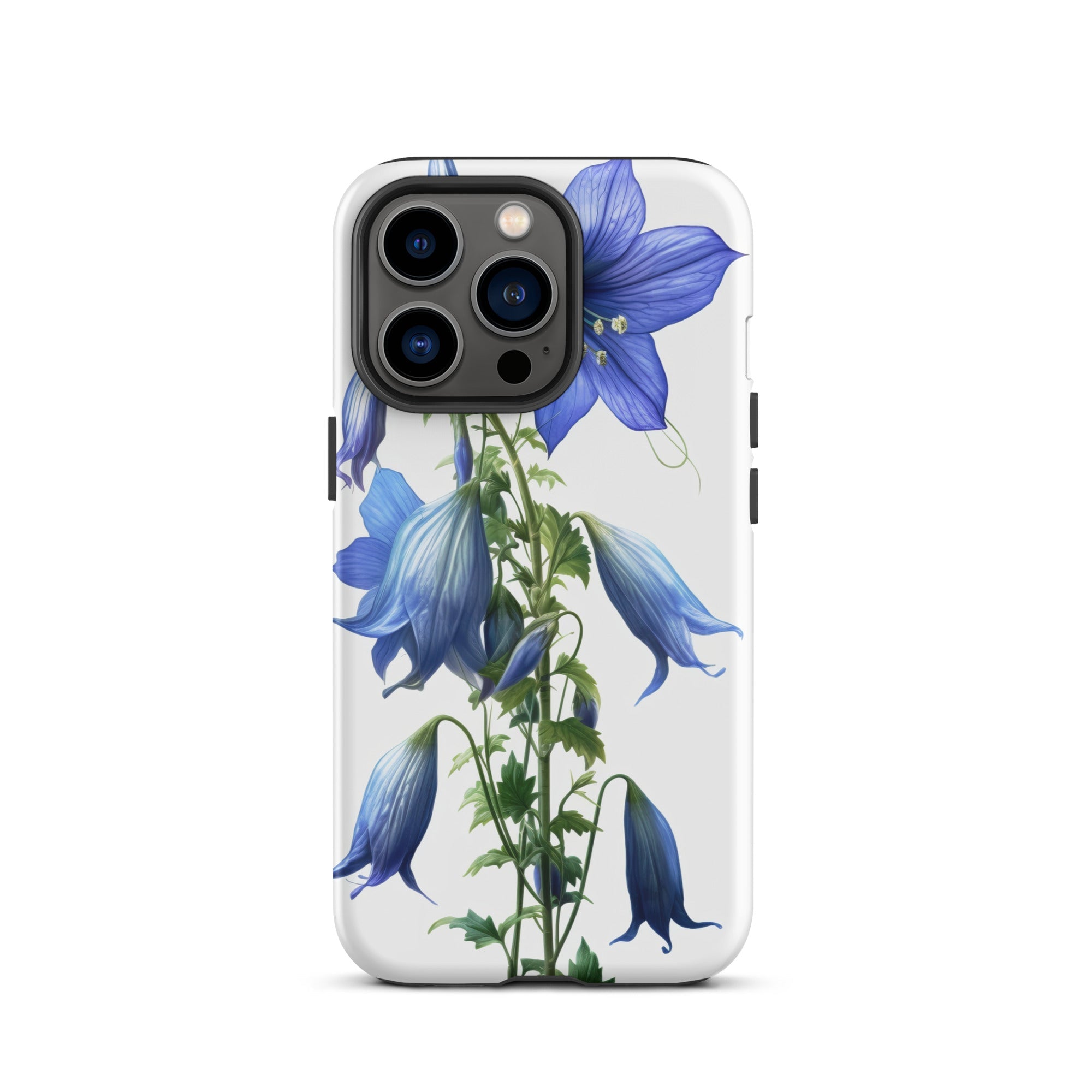 Bellflower Takion Blue Flower iPhone Case by Visual Verse - Image 20