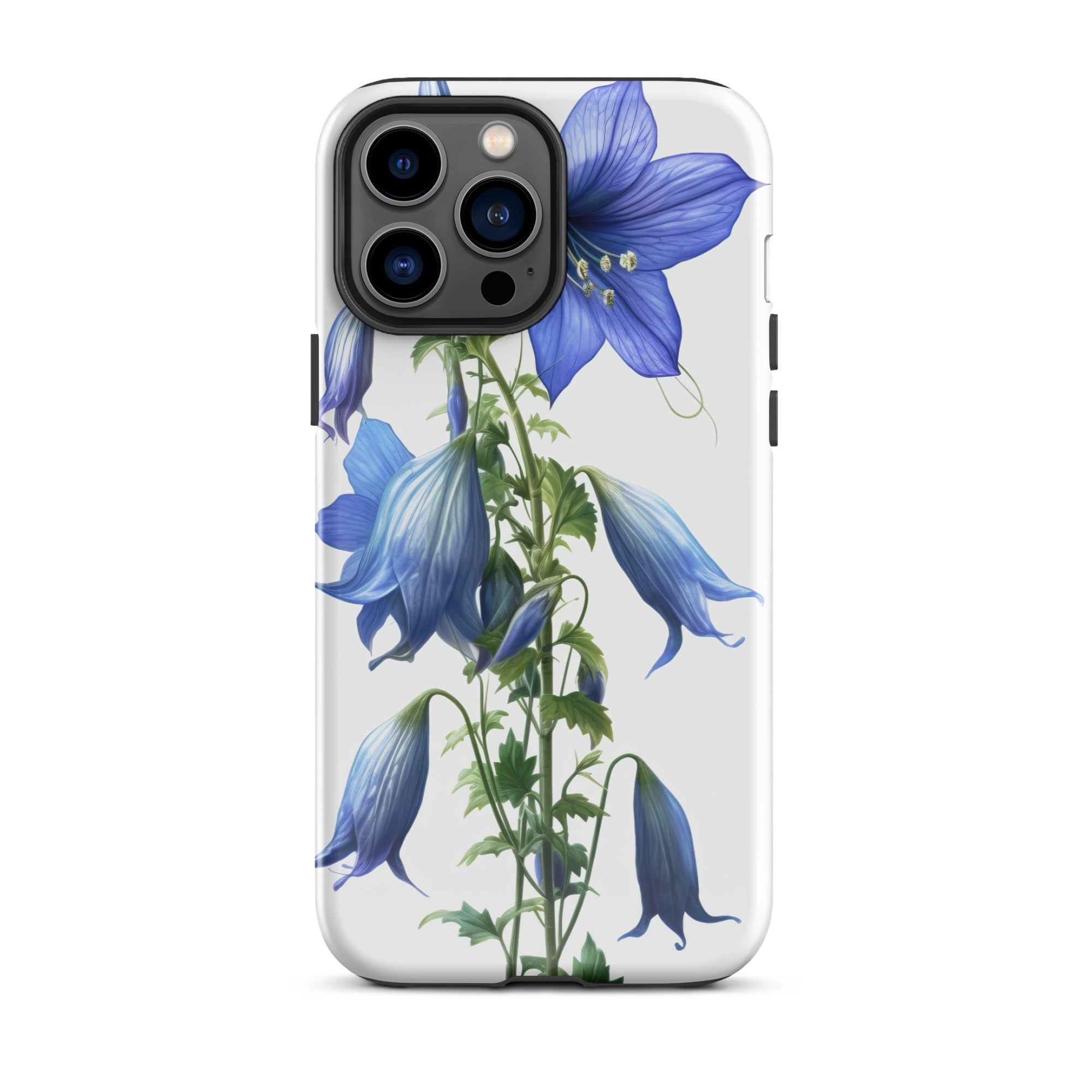 Bellflower Takion Blue Flower iPhone Case by Visual Verse - Image 21