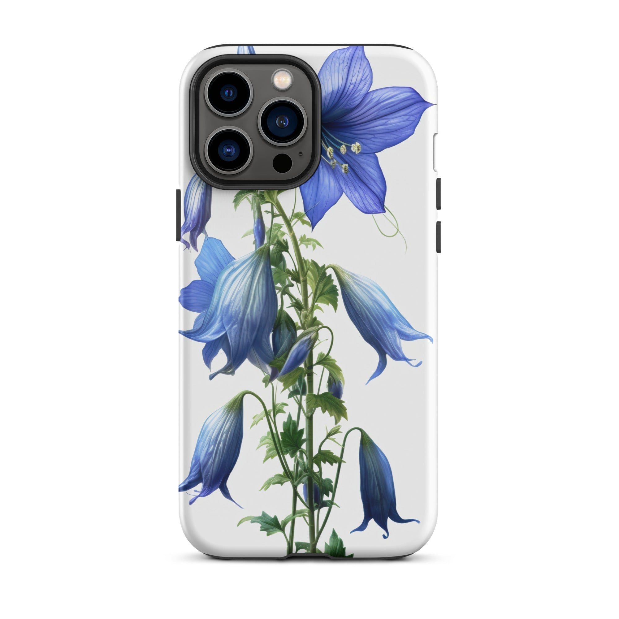 Bellflower Takion Blue Flower iPhone Case by Visual Verse - Image 22