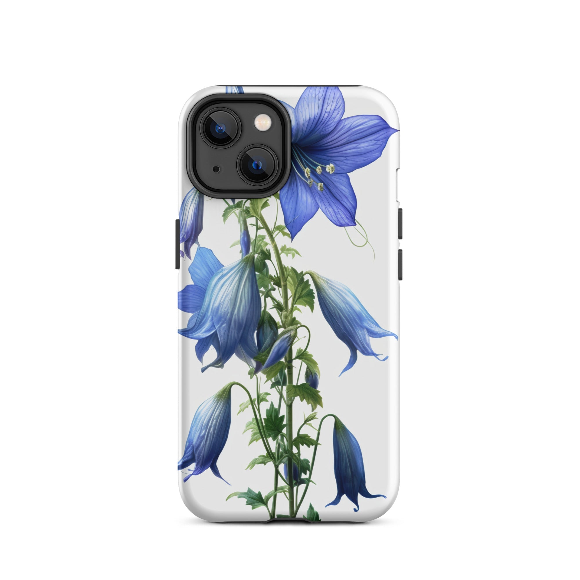 Bellflower Takion Blue Flower iPhone Case by Visual Verse - Image 24