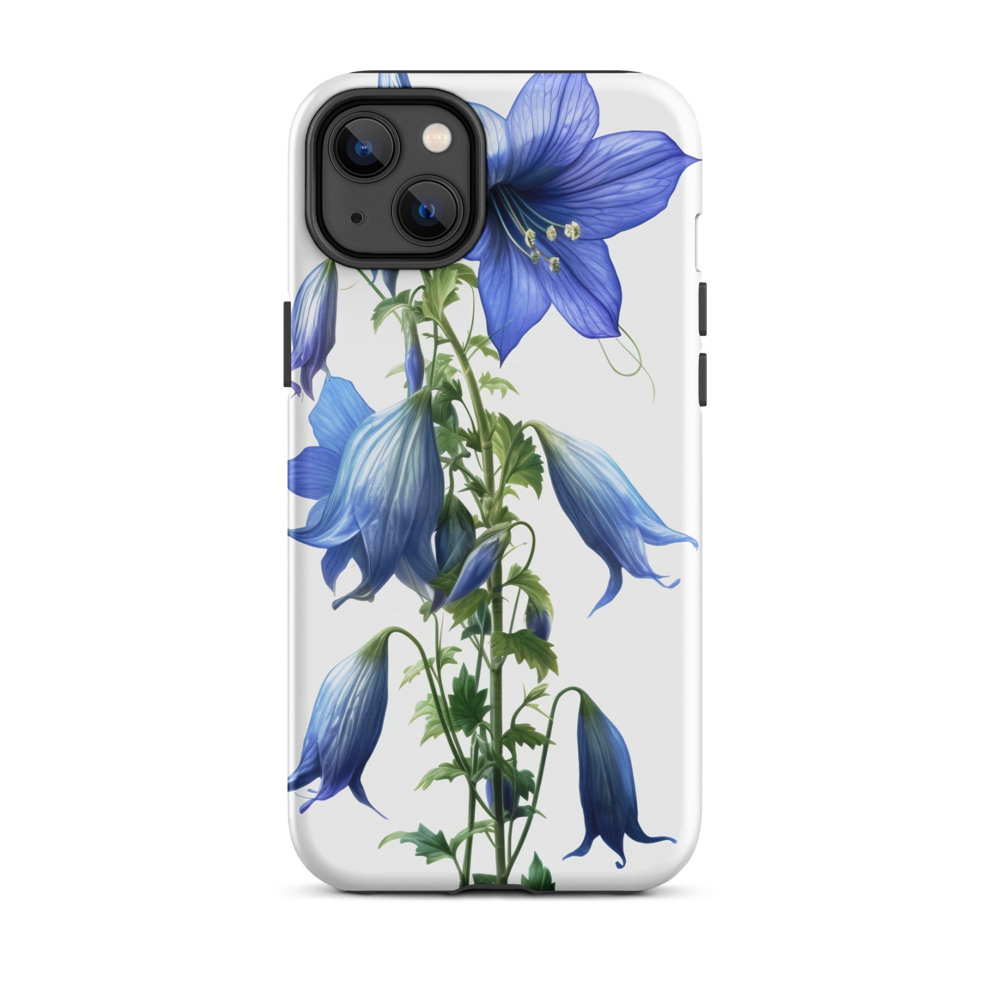 Bellflower Takion Blue Flower iPhone Case by Visual Verse - Image 26