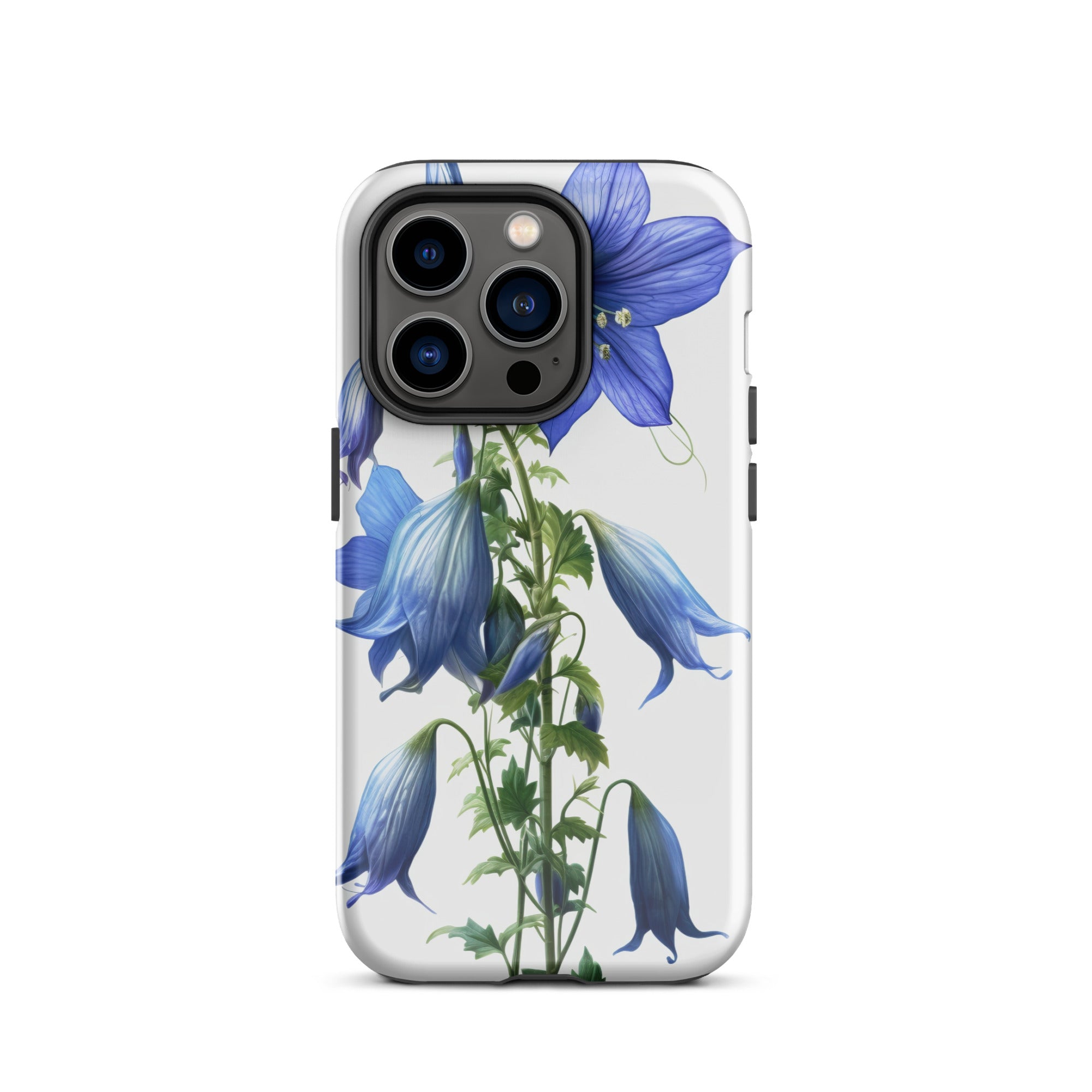 Bellflower Takion Blue Flower iPhone Case by Visual Verse - Image 27