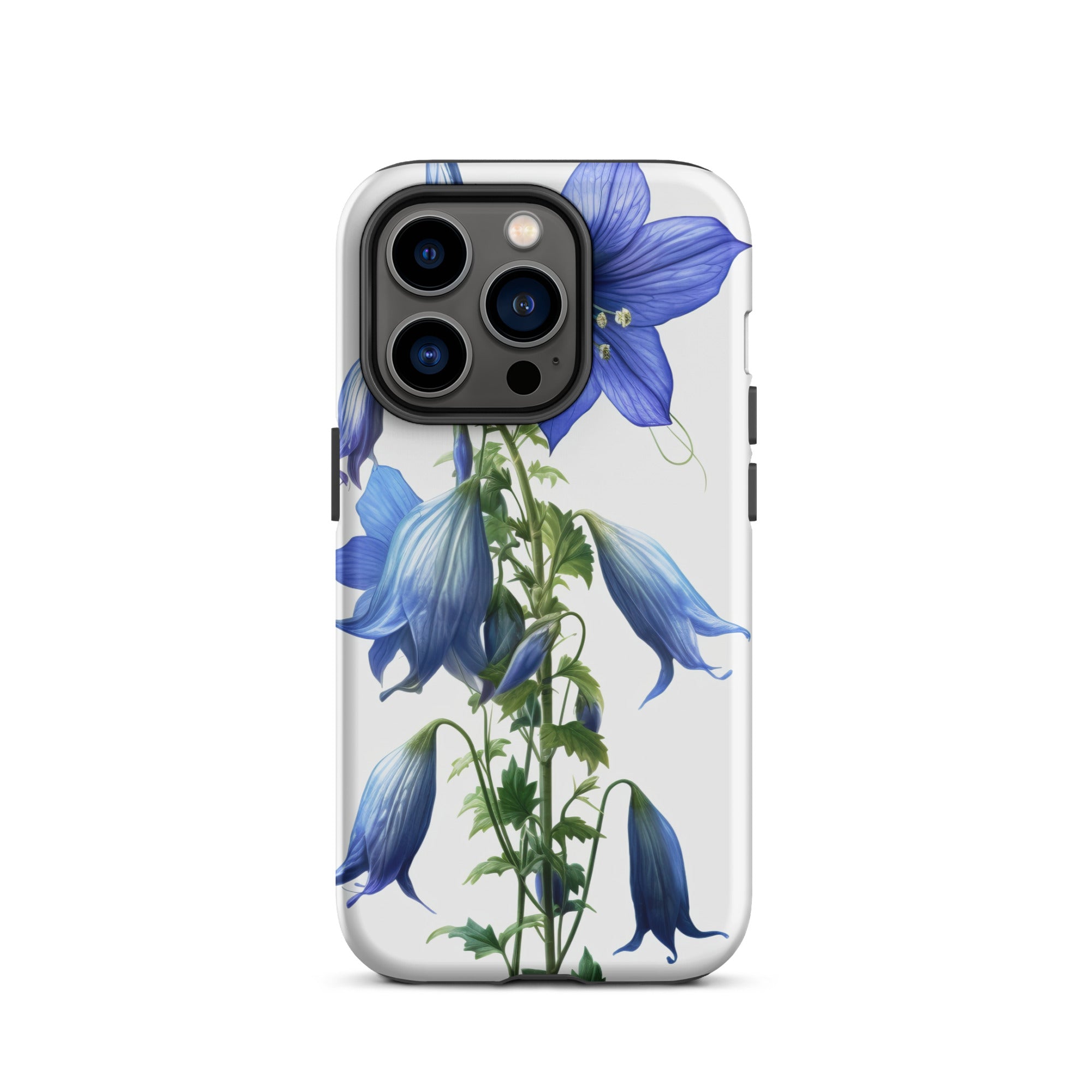 Bellflower Takion Blue Flower iPhone Case by Visual Verse - Image 28