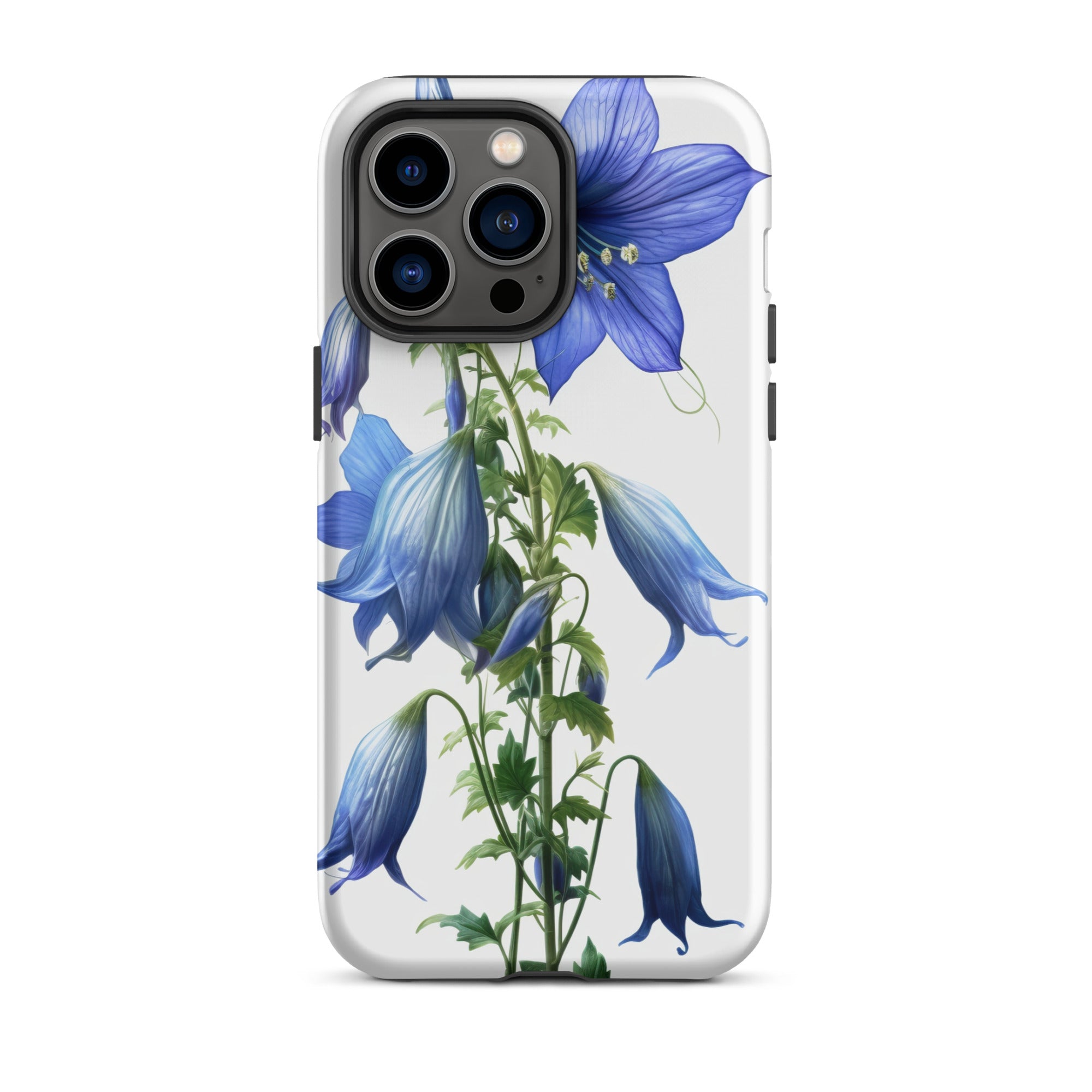Bellflower Takion Blue Flower iPhone Case by Visual Verse - Image 30