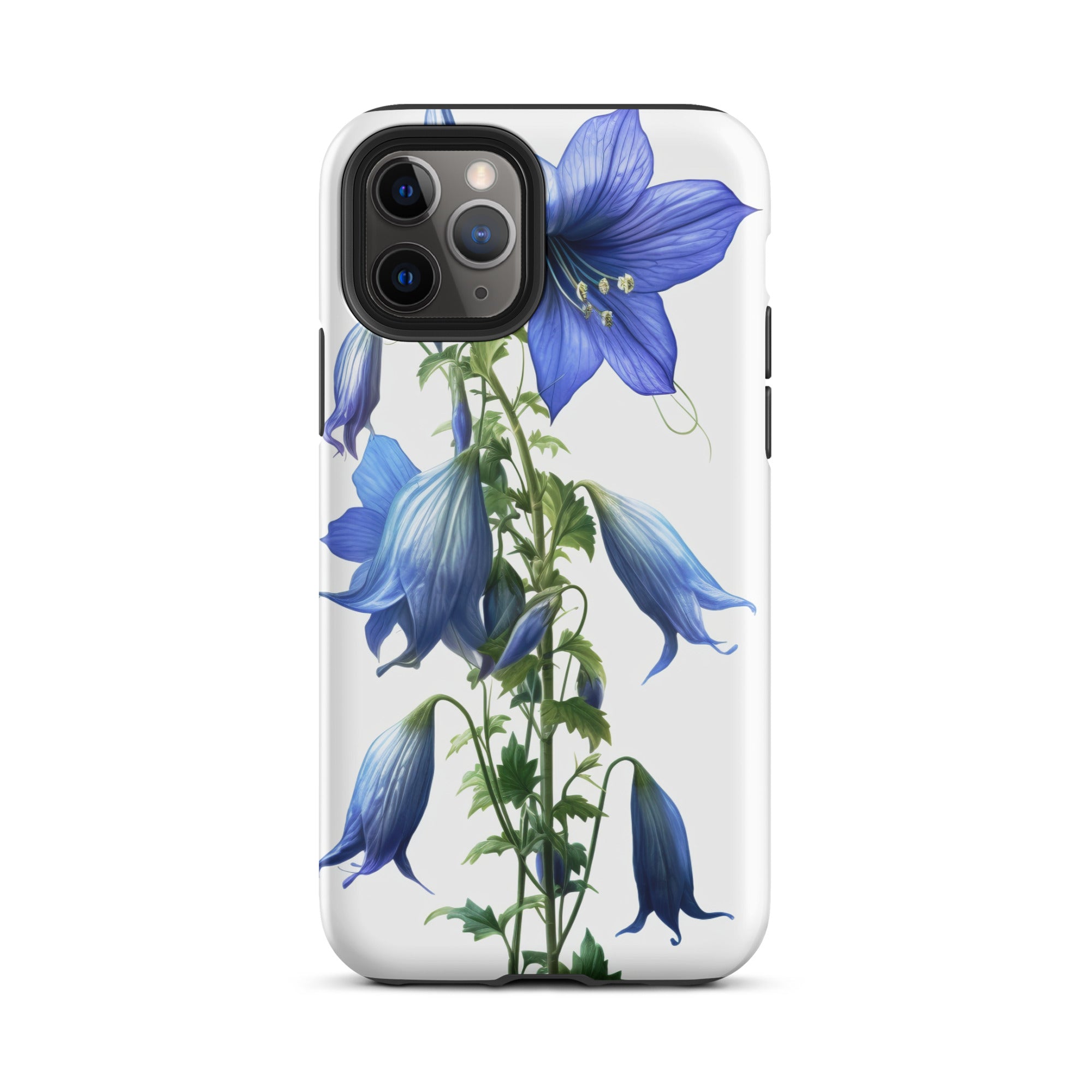 Bellflower Takion Blue Flower iPhone Case by Visual Verse - Image 4