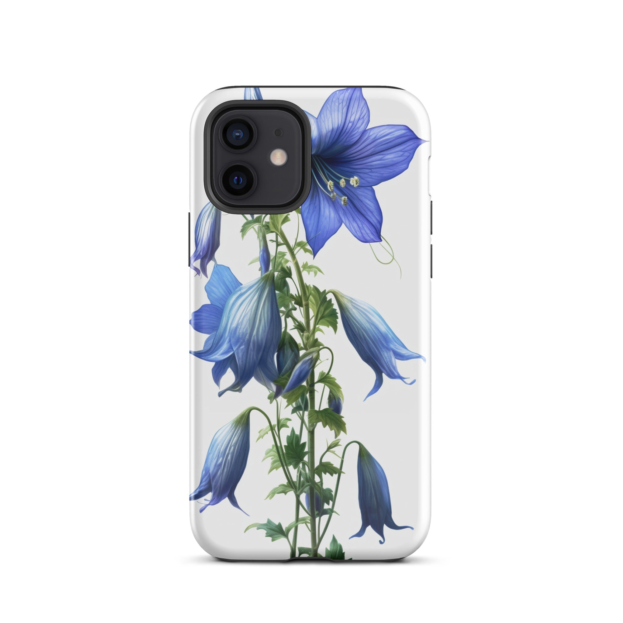 Bellflower Takion Blue Flower iPhone Case by Visual Verse - Image 9