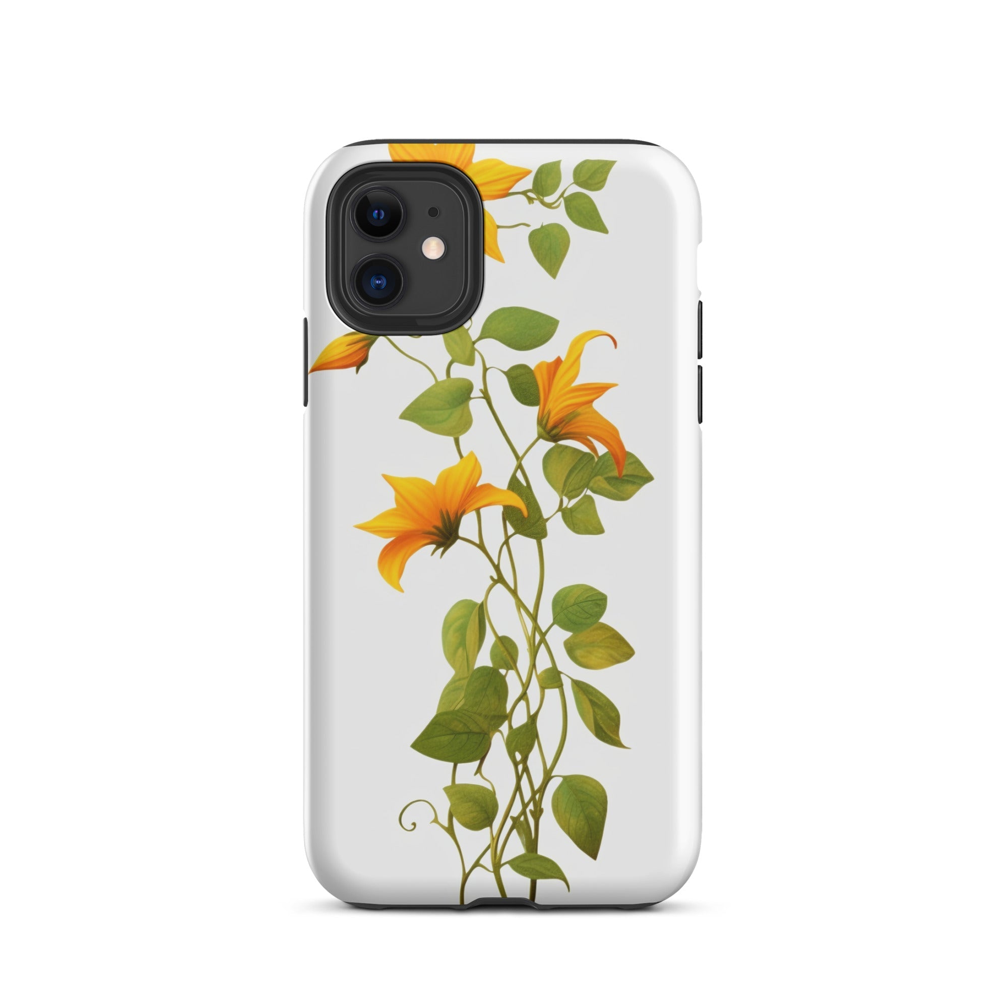 Black-Eyed Susan Vine Flower iPhone Case by Visual Verse - Image 2